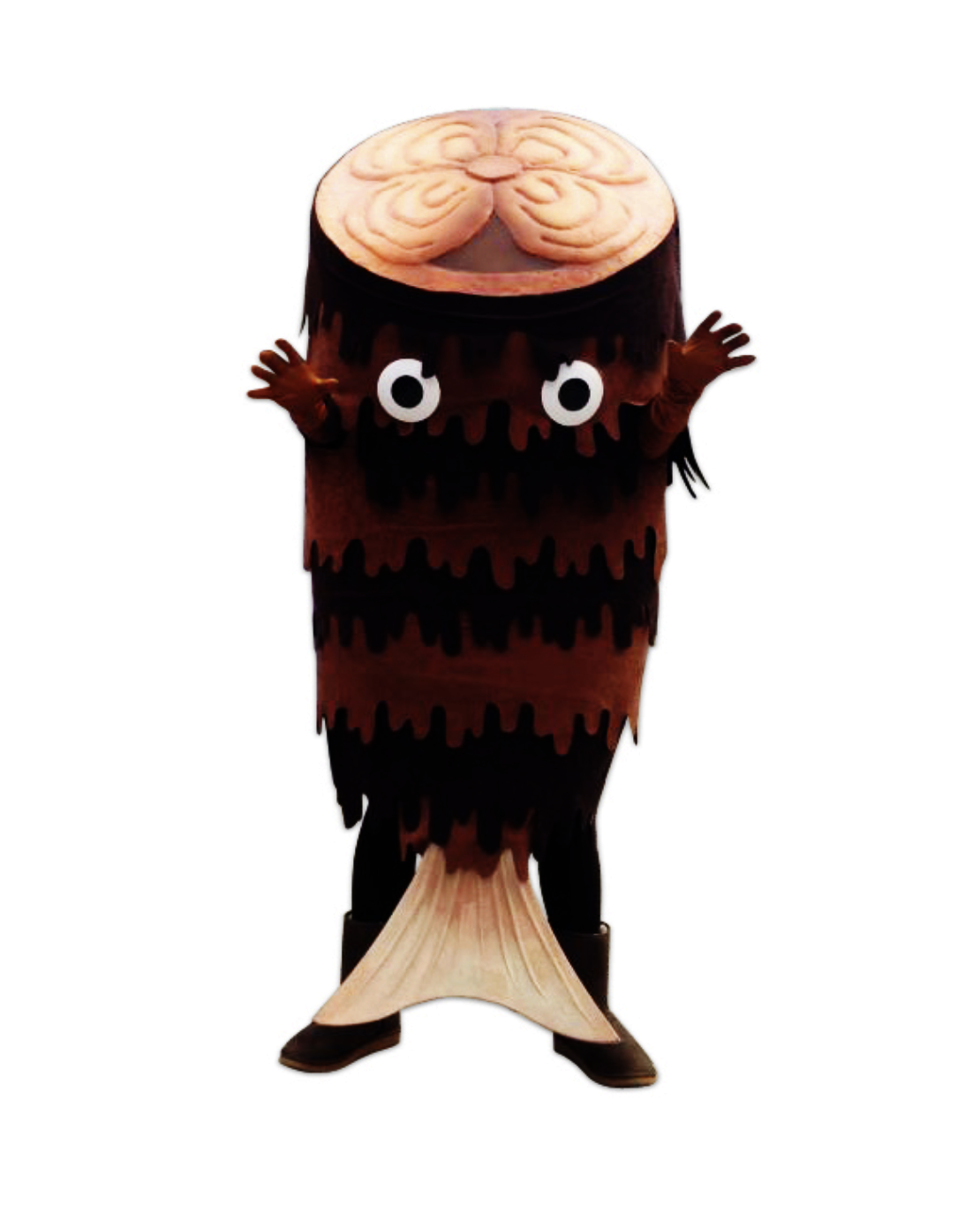 Person dressed as nukamisodaki (headless fish picked in fermented rice-bran)
