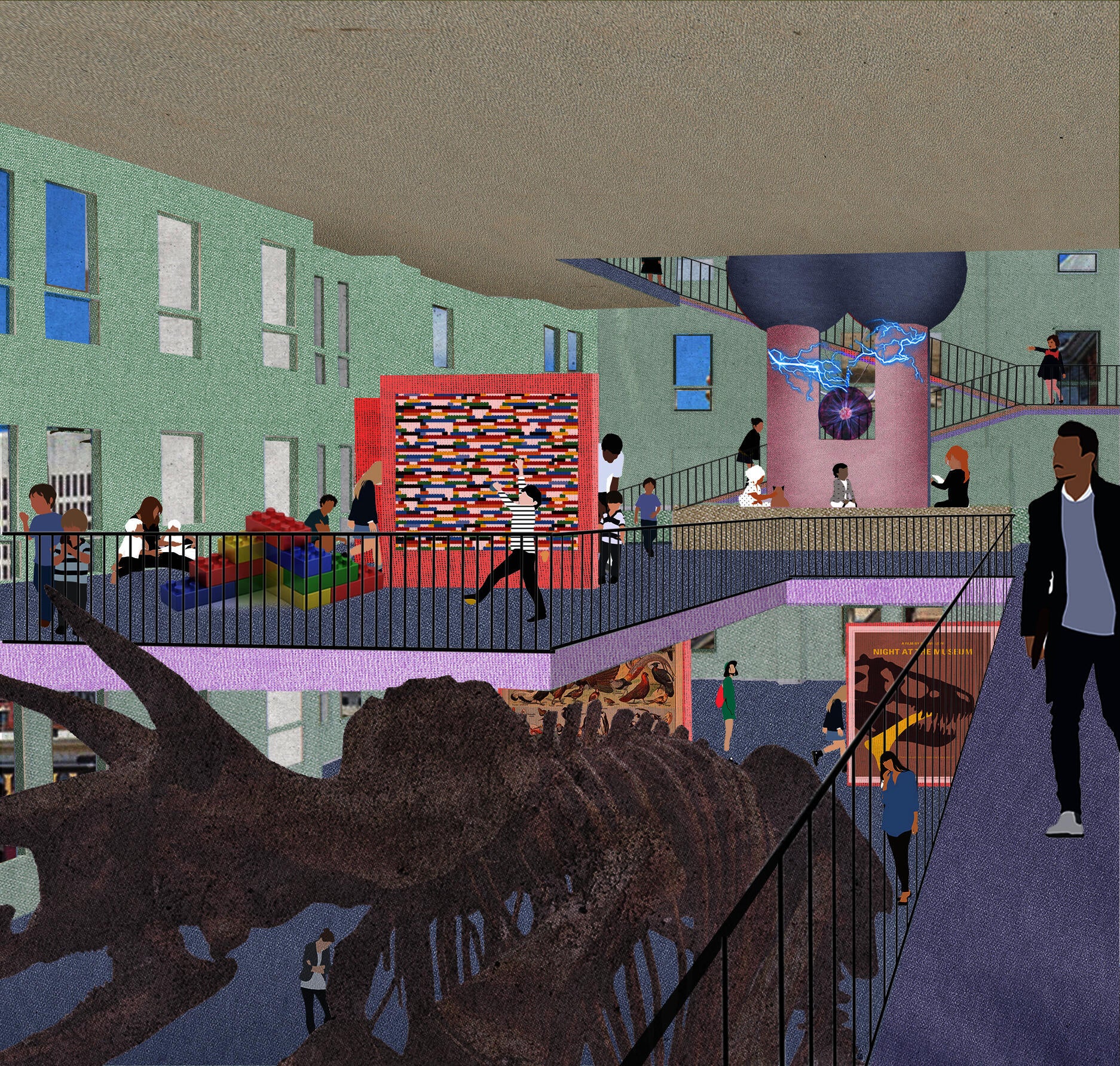 Render of the exploratorium