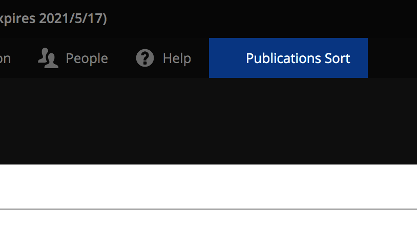 Publication Sort