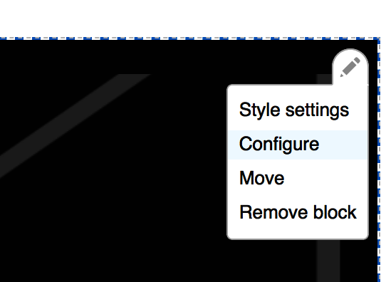 Pencil menu