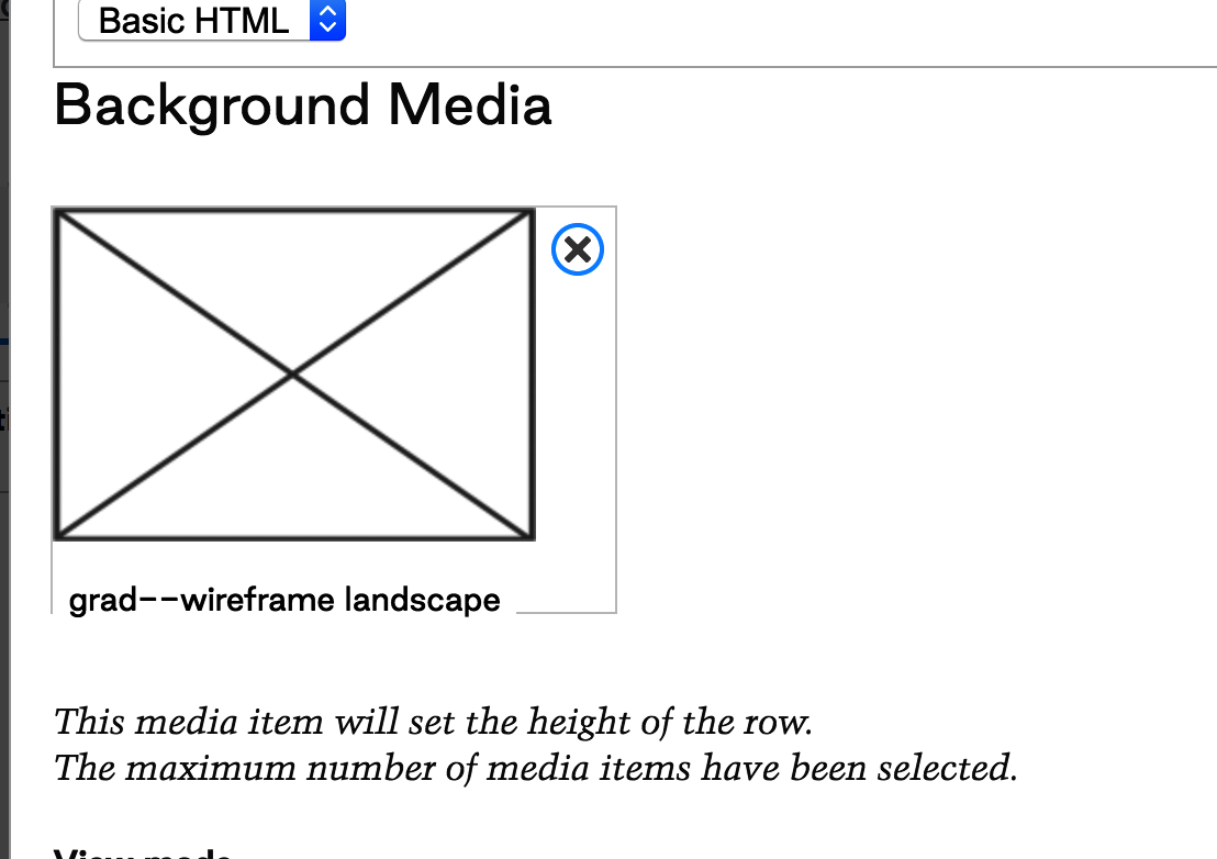 Background media