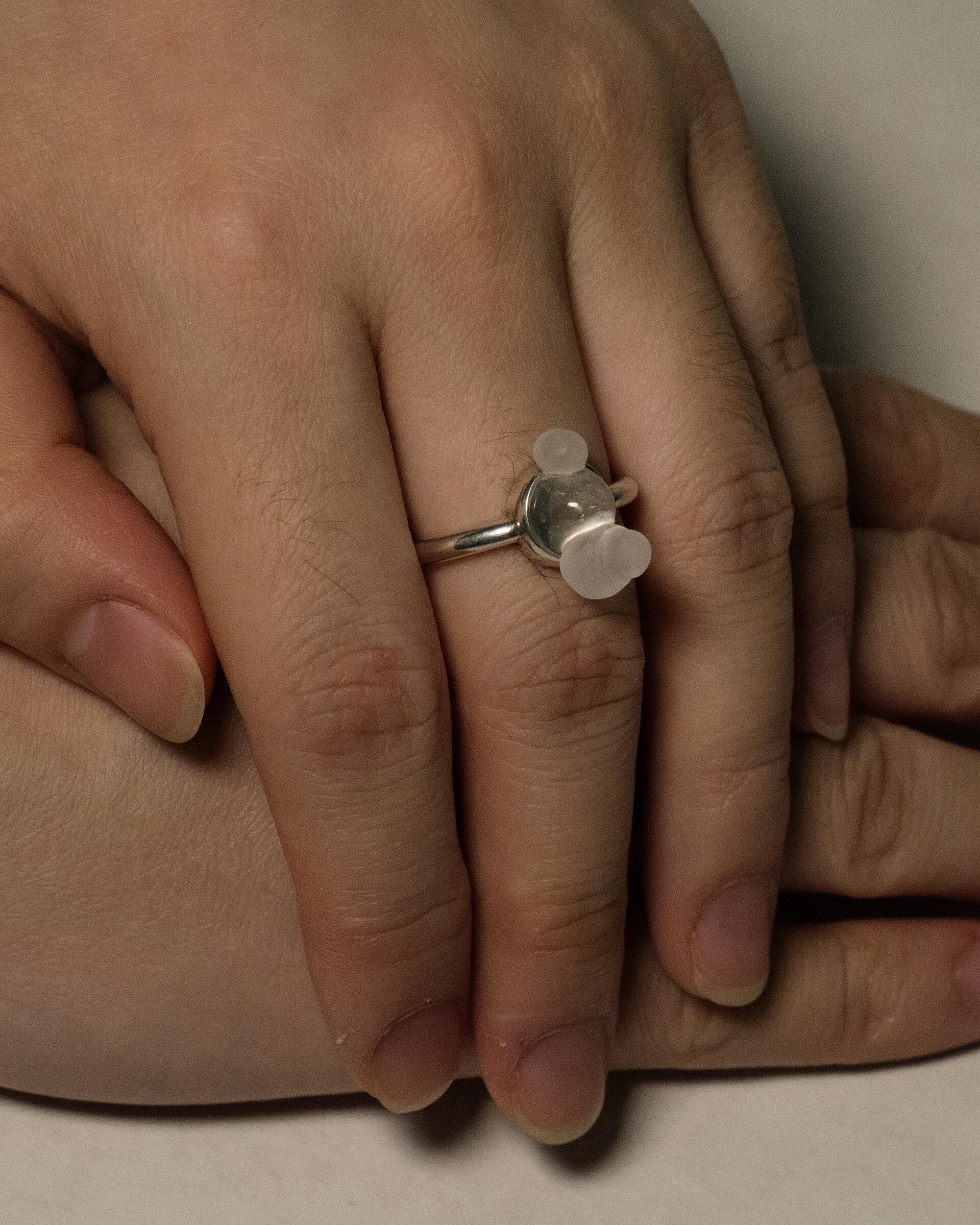 Sterling Silver, Rock Crystal Ring, 2020