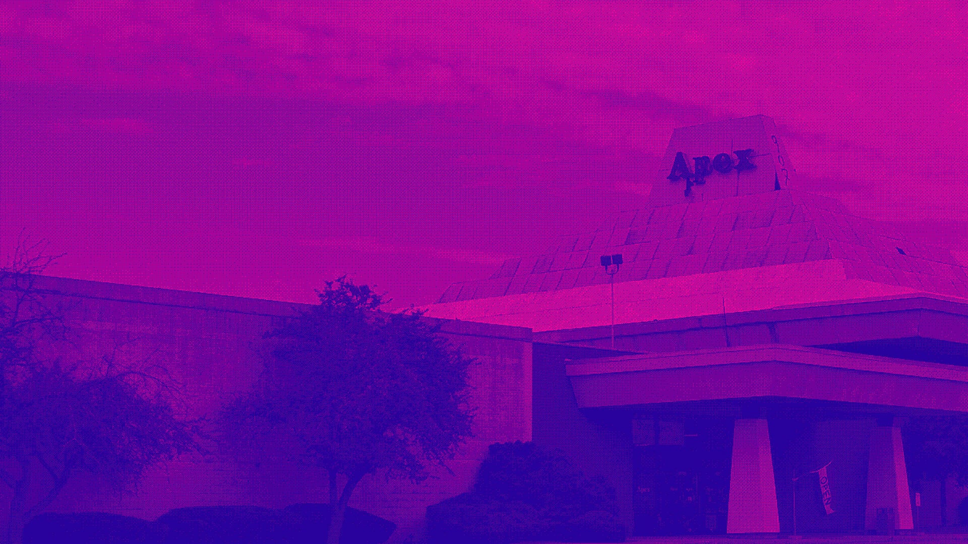 skyline of the Apex building in Pawtucket, RI