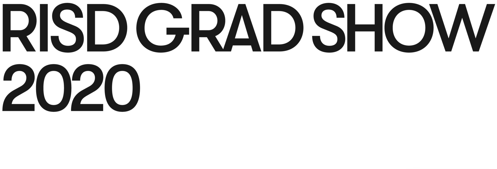 RISD Grad Show 2020