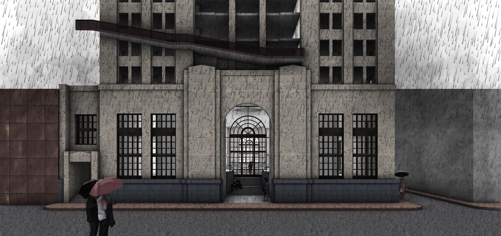 Grand Entrance Rendering of Superman