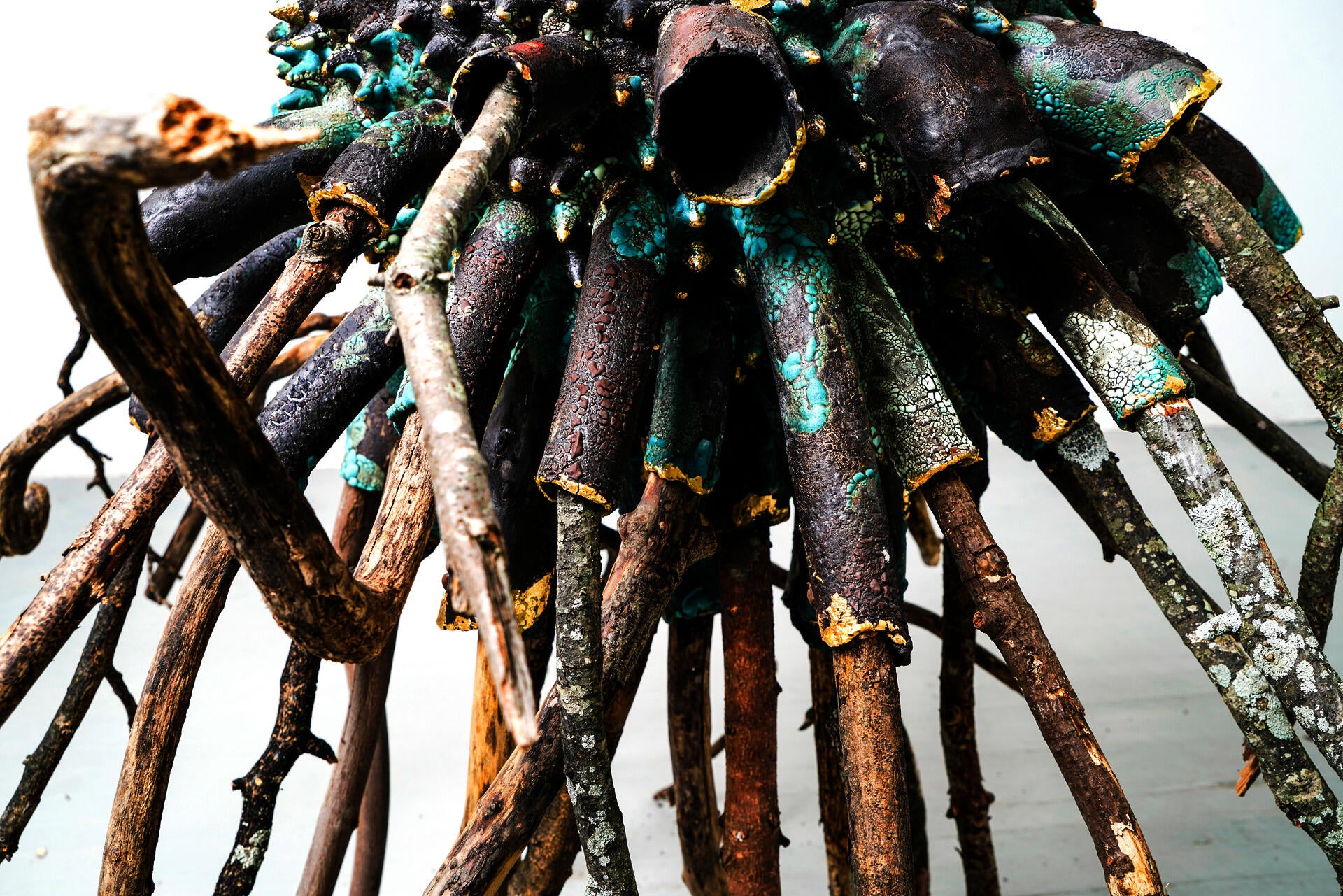Ceramic piece by Nikako Kanamoto