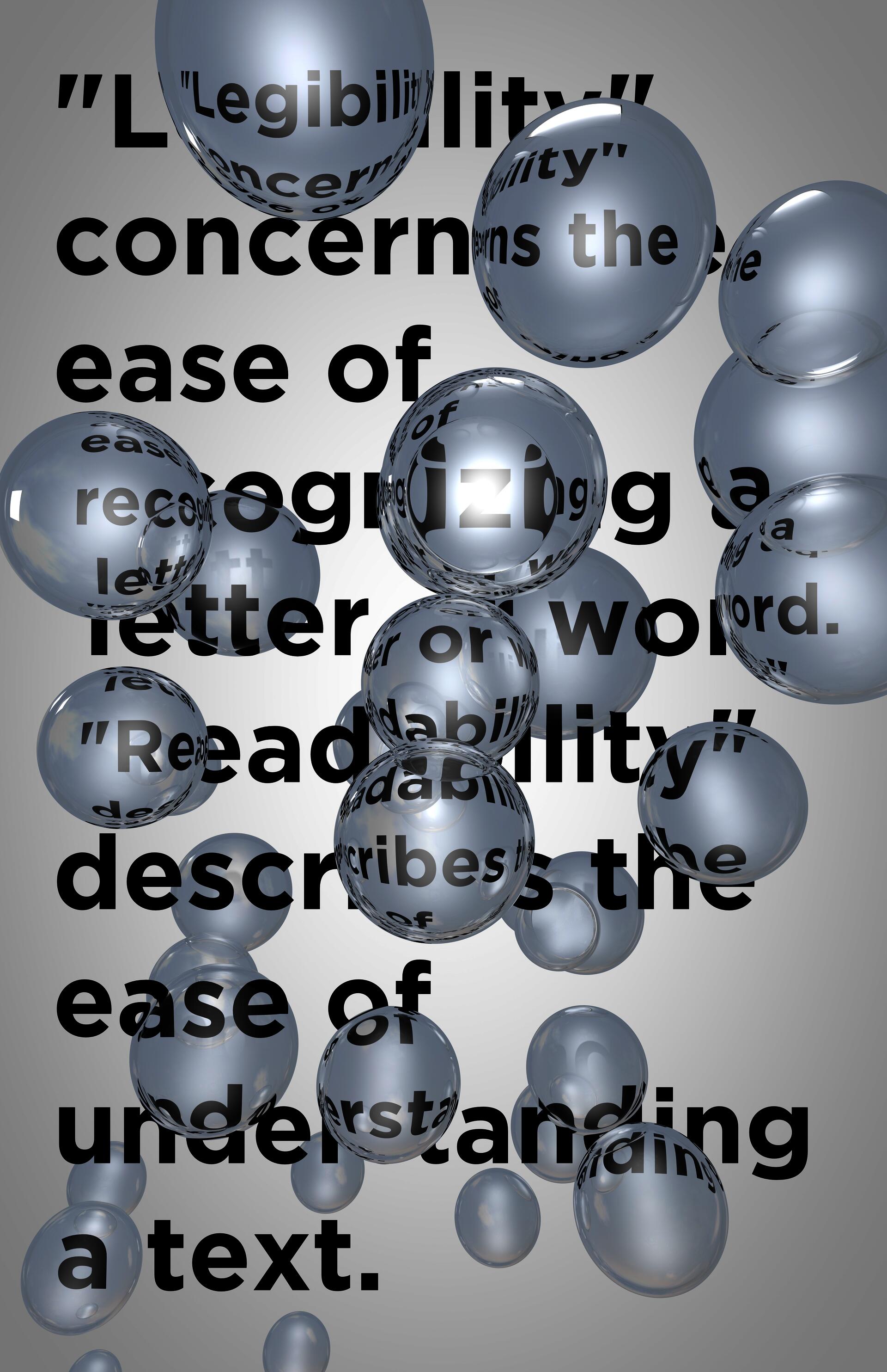 Typography poster inspired by Ellen Lupton's "The Science of Typography"