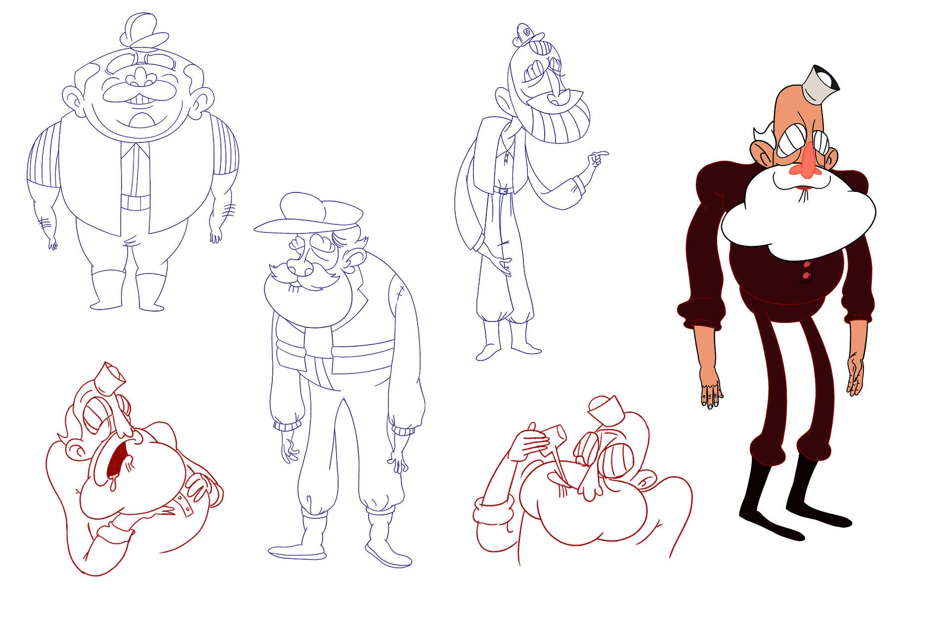 grand pappy character concept