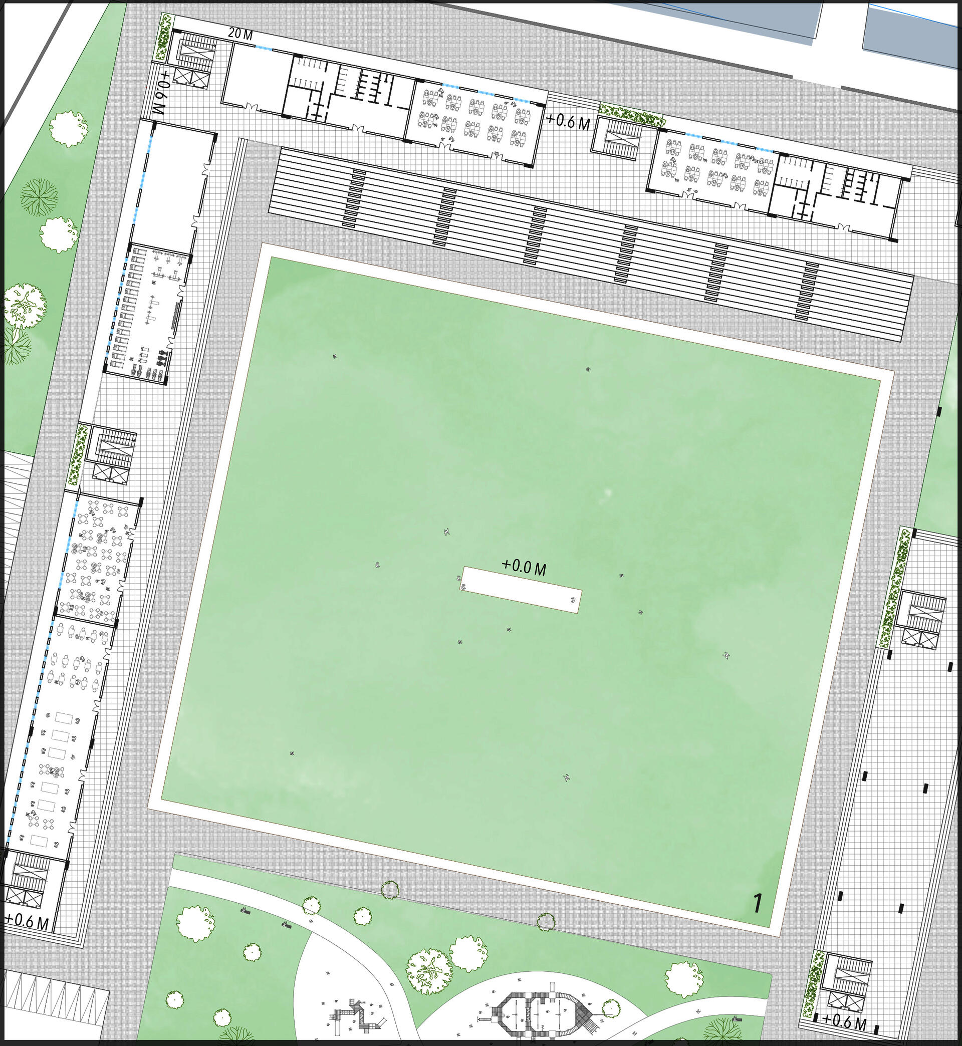 Zoom in Plan _Cricket Field
