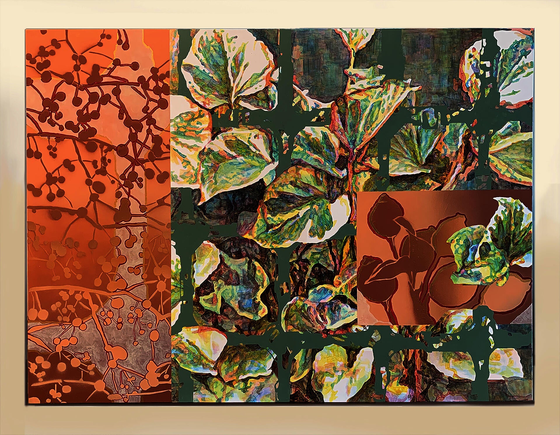 Mixed media work by Ji Won Cha