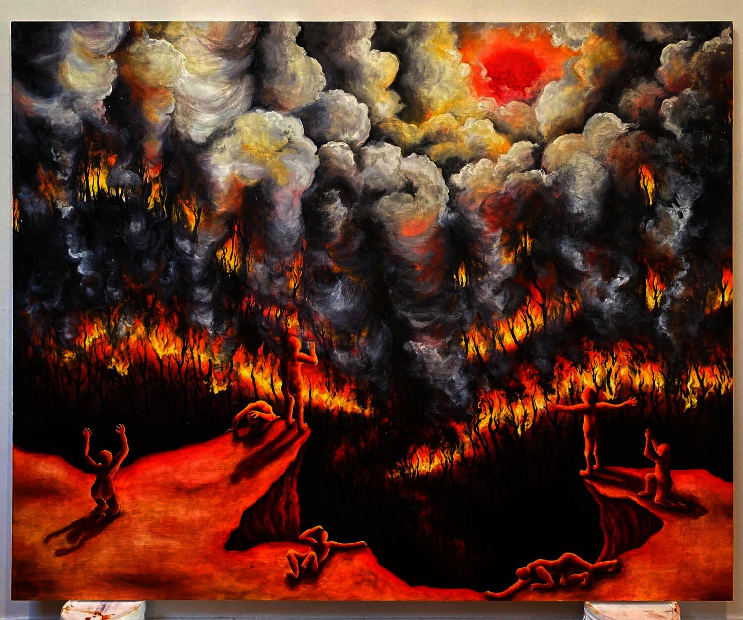 Painting by Eleanor Olson