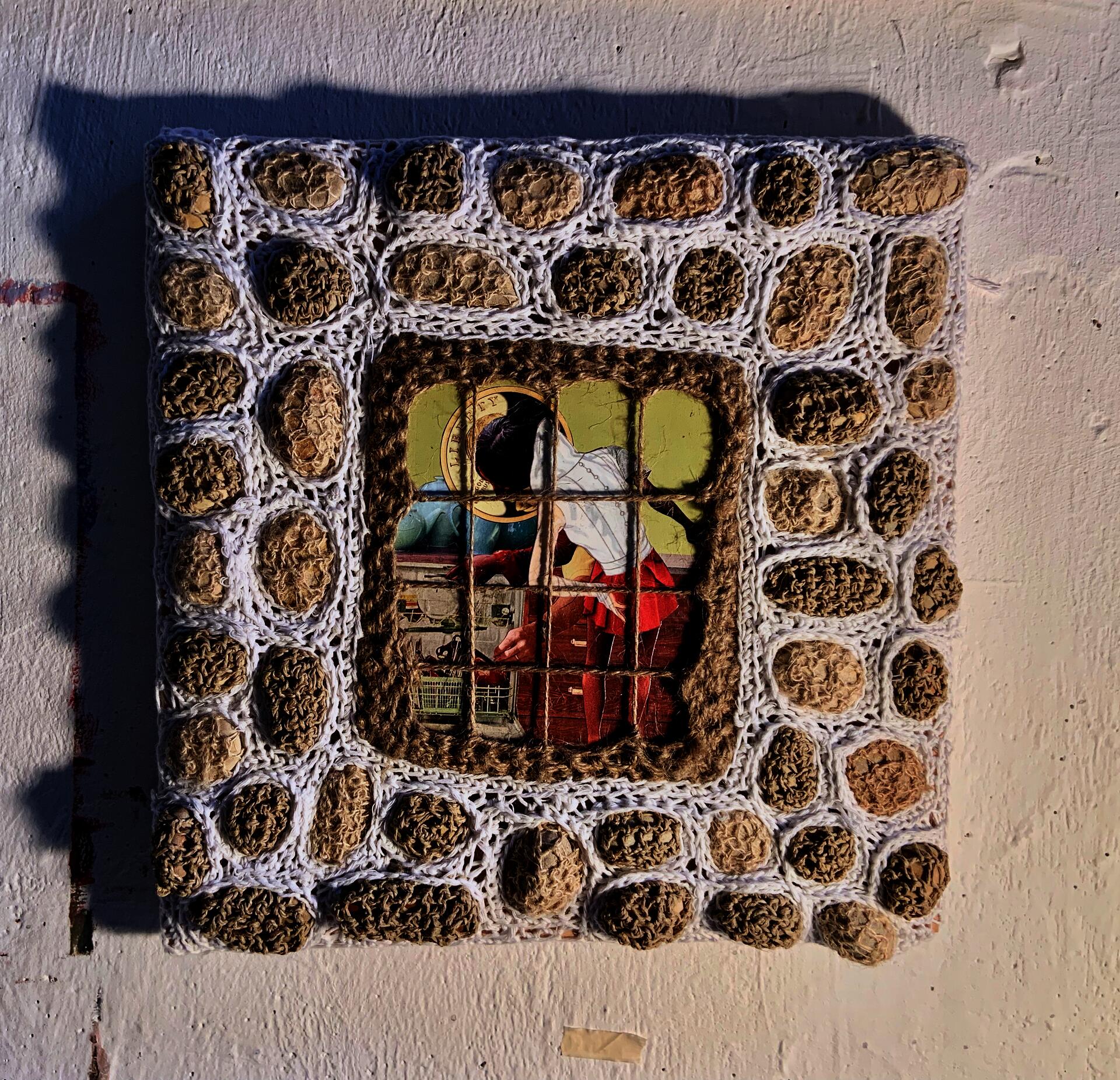 Mixed media piece by Grace Kayar