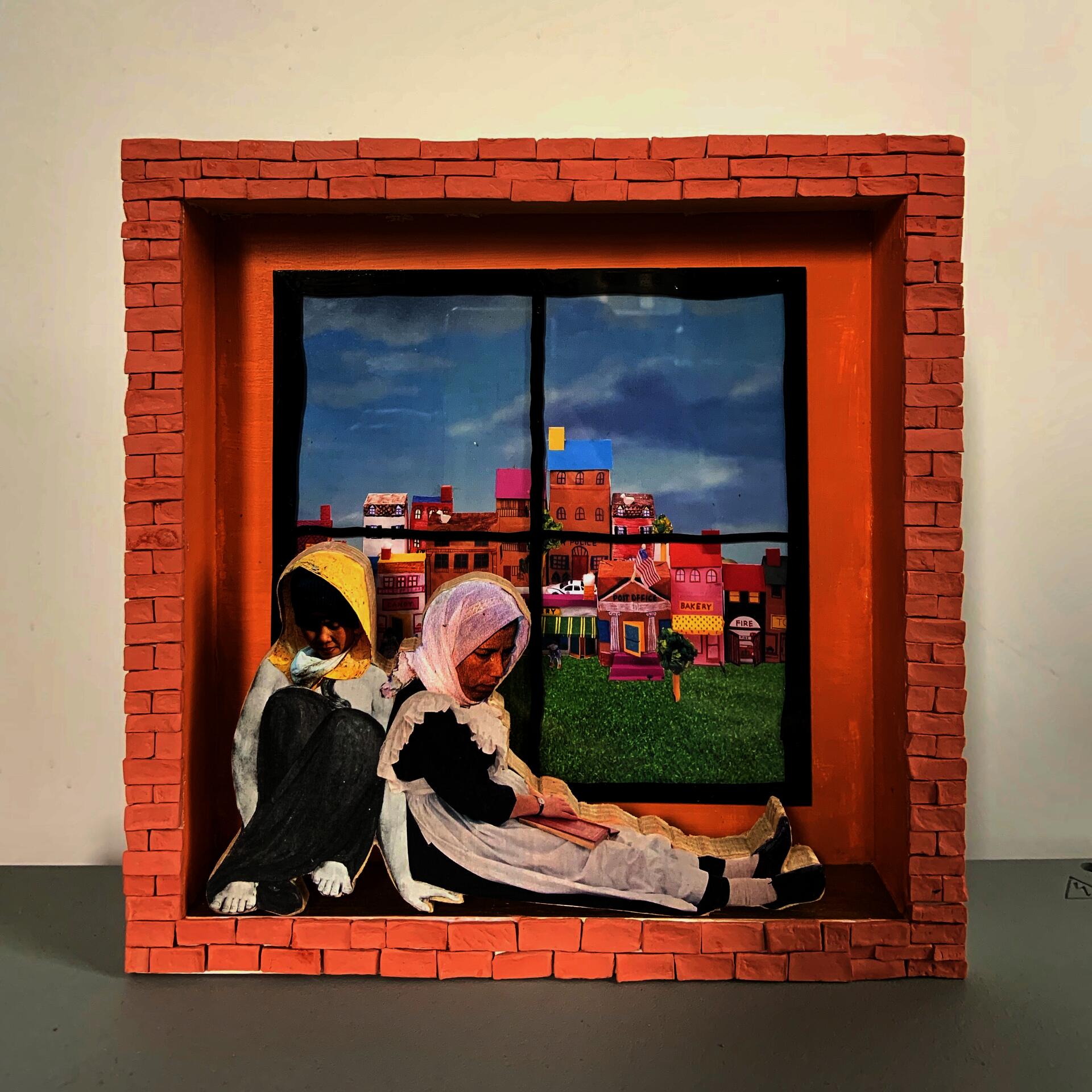 Mixed media piece by Grace Kayar