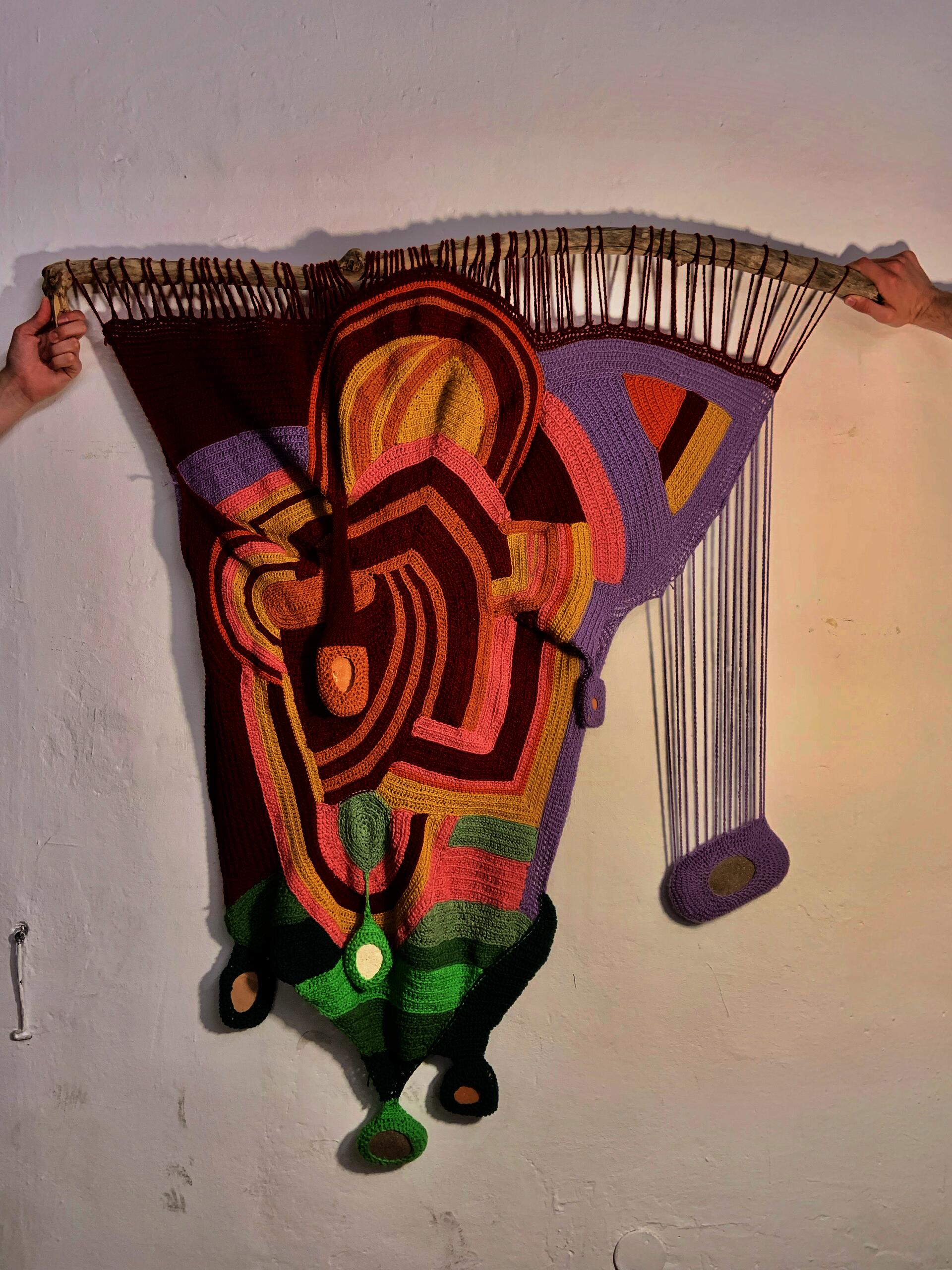 Mixed media piece by Grace Kayar