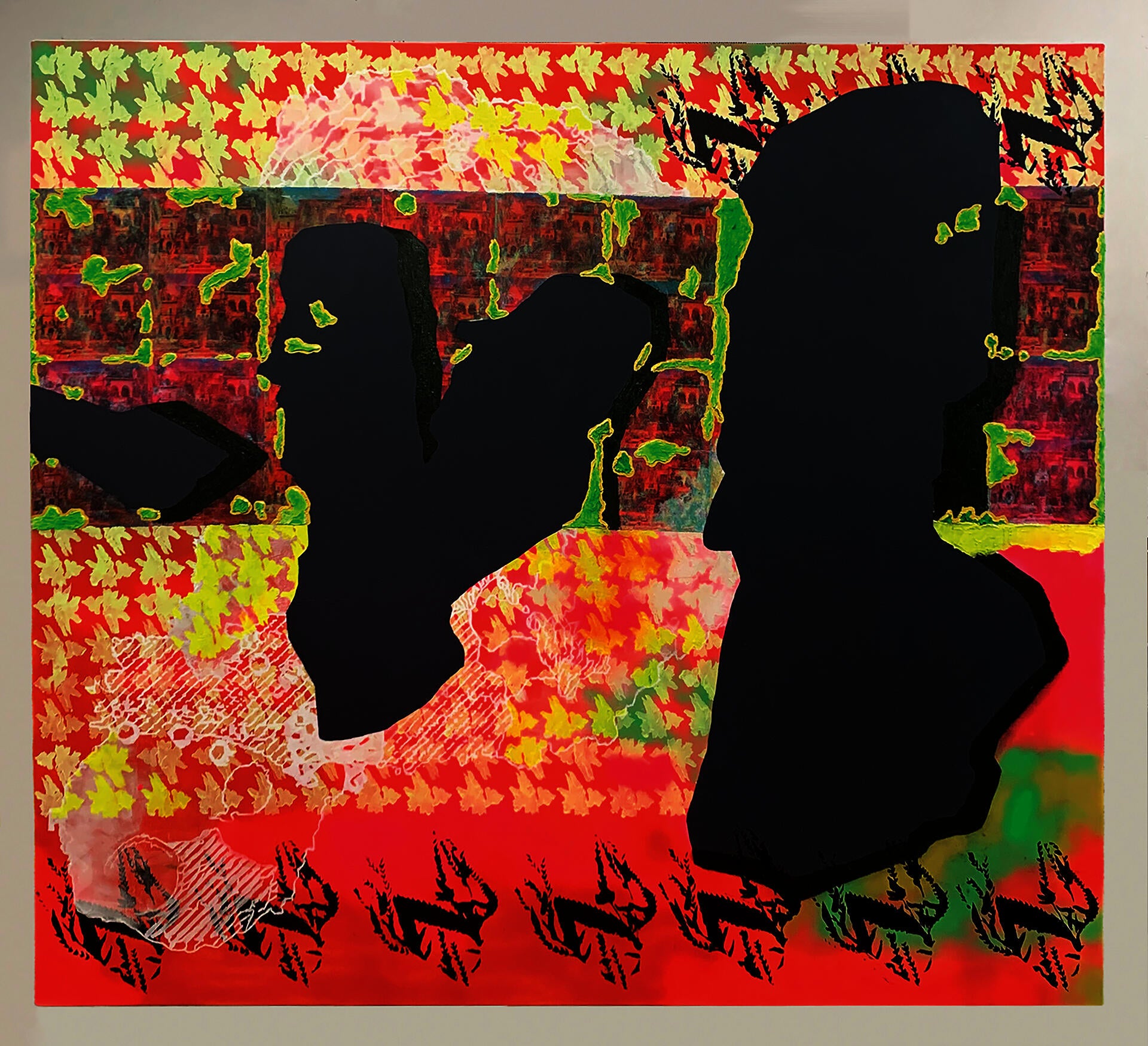 Mixed media work by Ji Won Cha