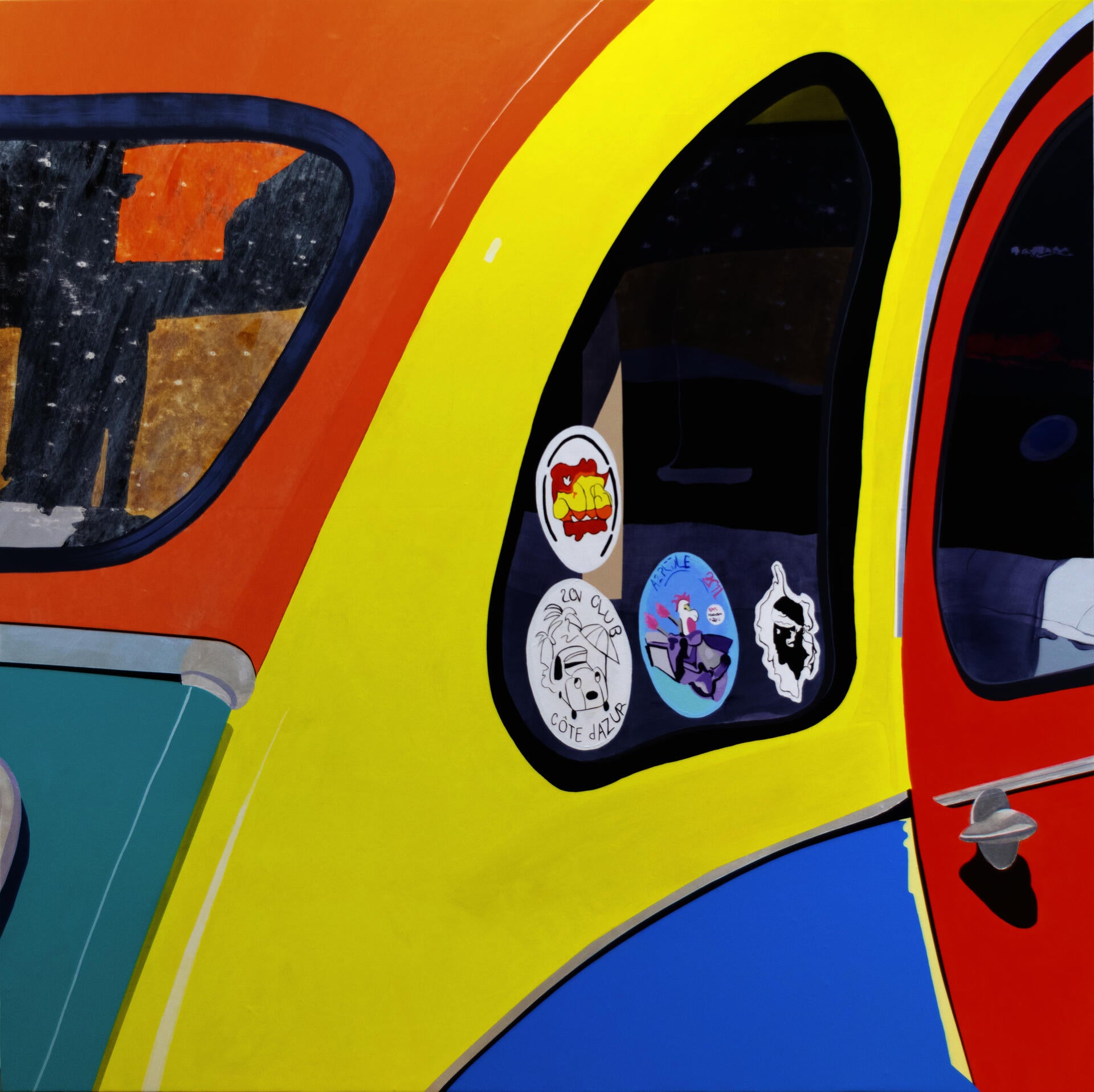 primaries on a 2cv image