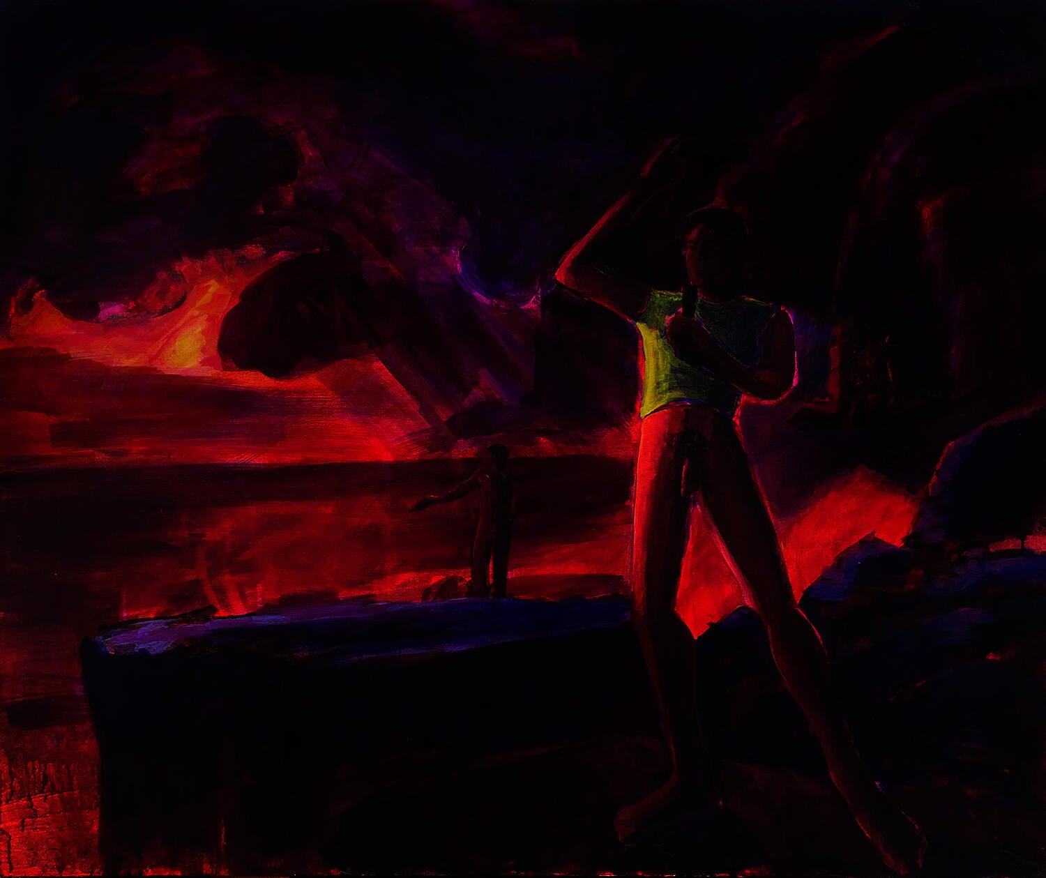 Painting by Bradley McCrary