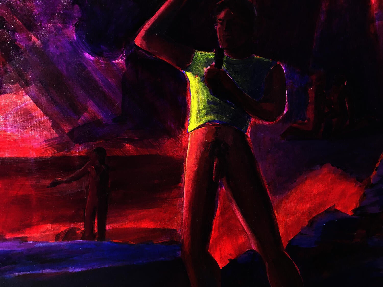 Painting by Bradley McCrary