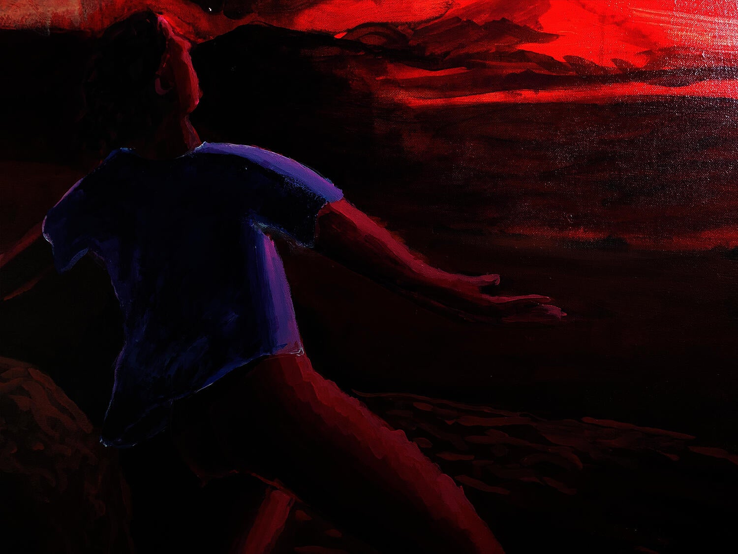 Painting by Bradley McCrary