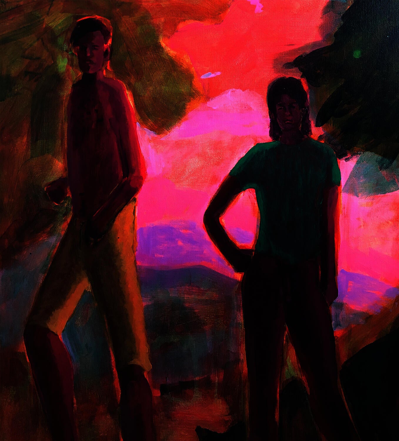 Painting by Bradley McCrary