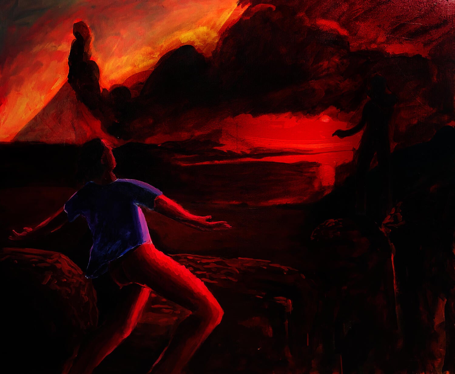 Painting by Bradley McCrary