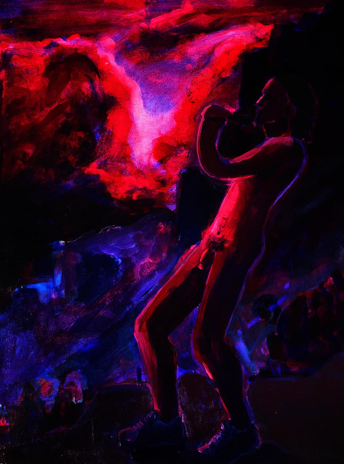 Painting by Bradley McCrary