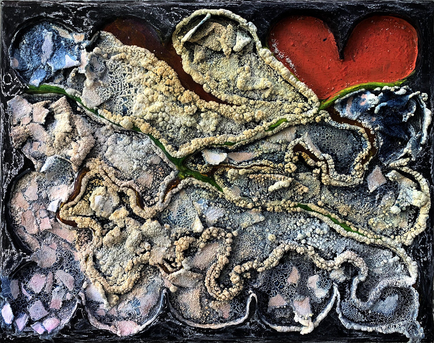 Mixed media piece by Madeleine Billings