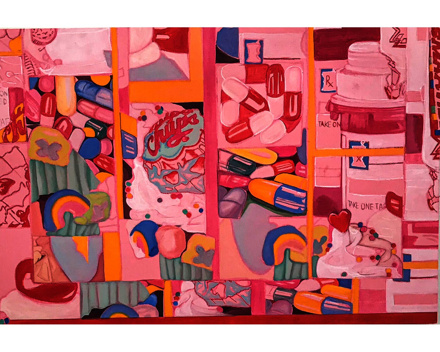 Painting by Katherine Machin