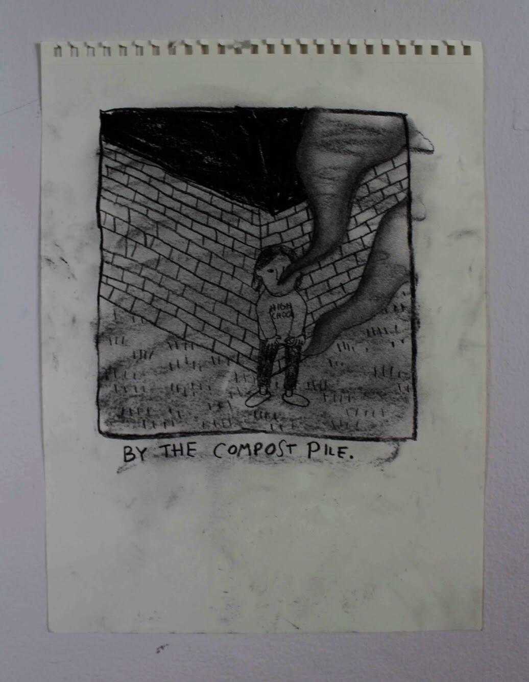 Charcoal drawing by Nellie Konopka