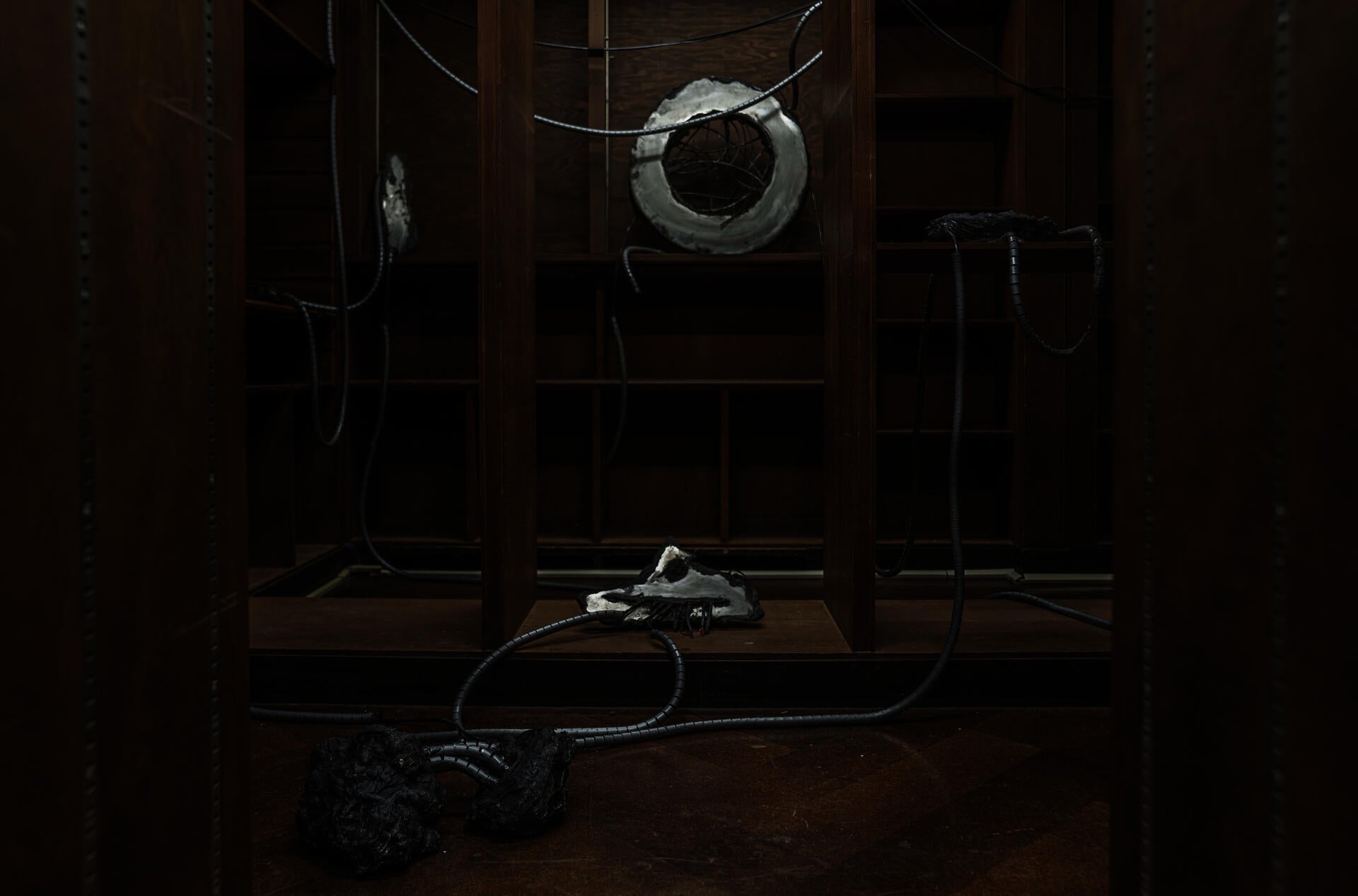 Video installation work by Lisha Nie