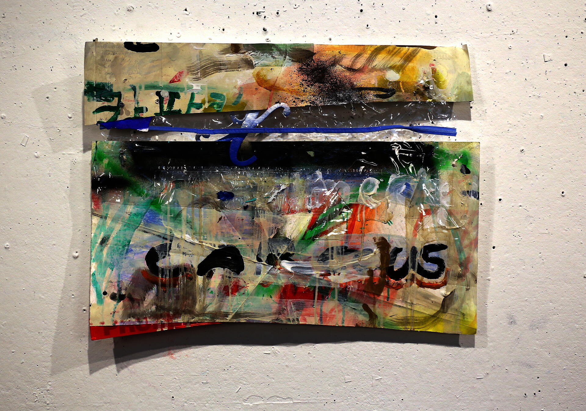 Mixed media work by Sam Go