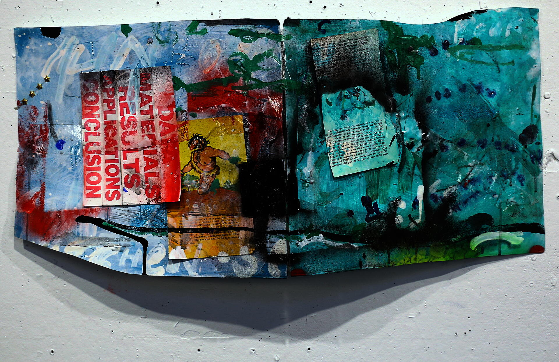 Mixed media work by Sam Go