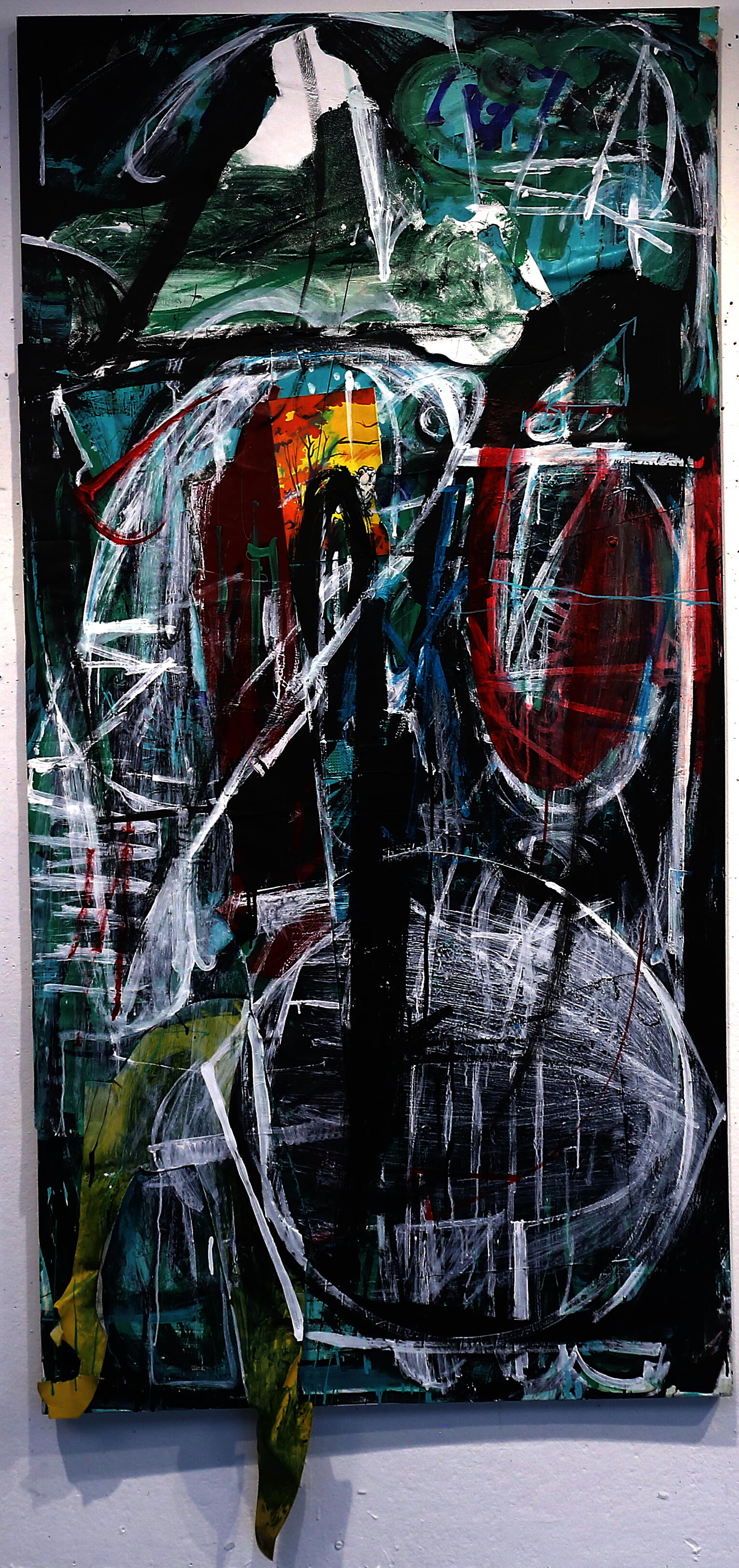 Mixed media work by Sam Go