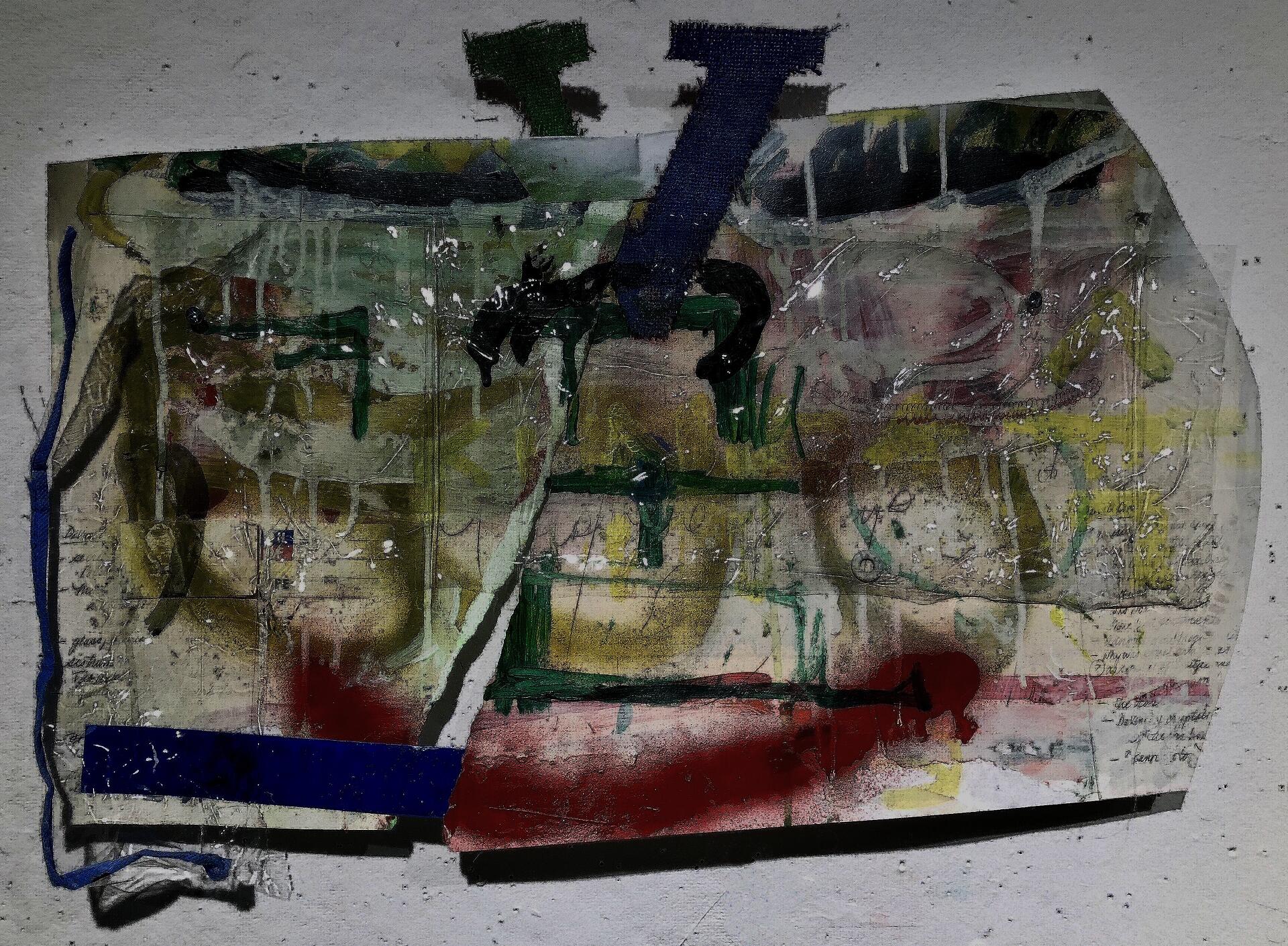 Mixed media work by Sam Go