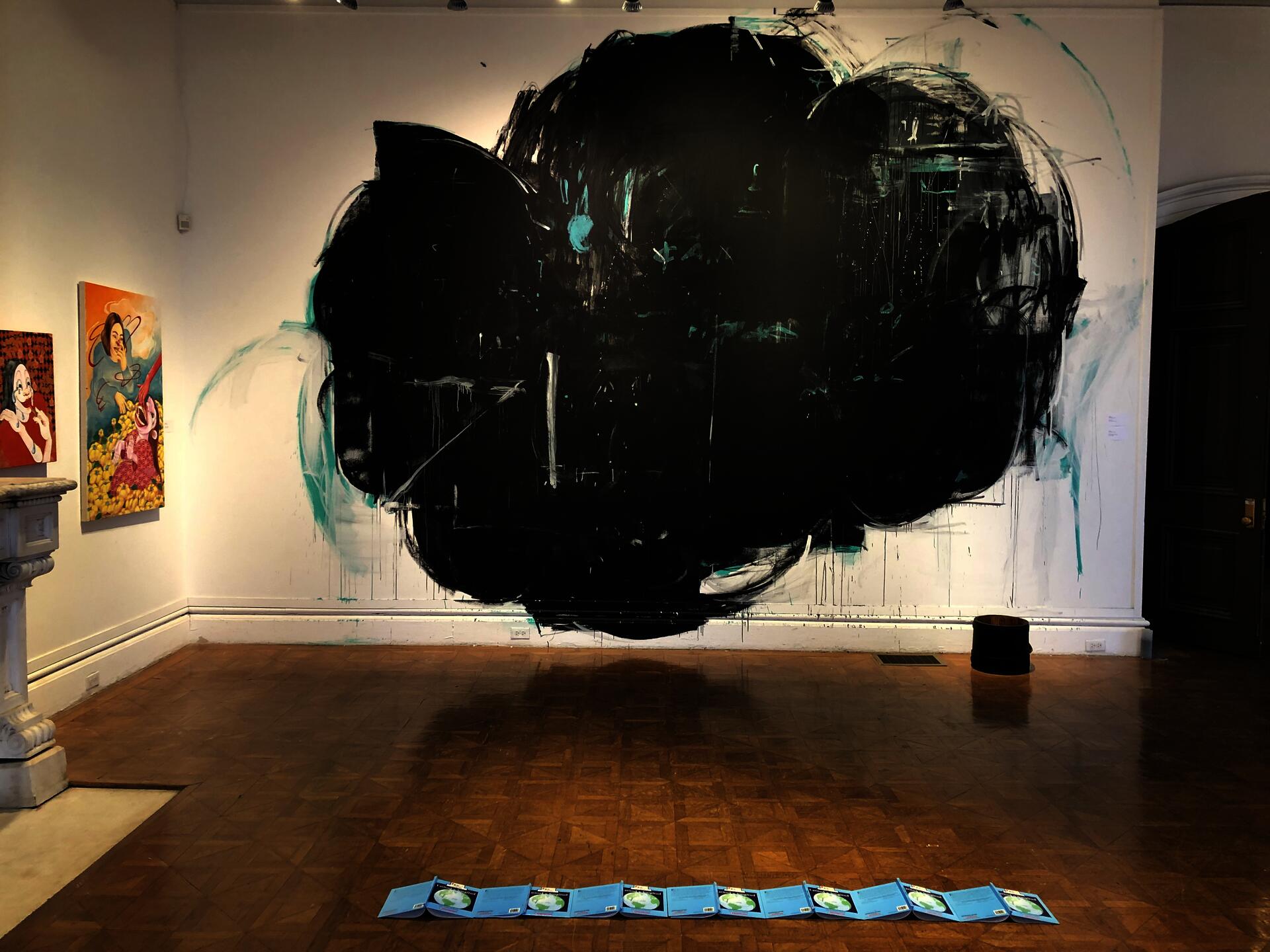 Mixed media work by Sam Go