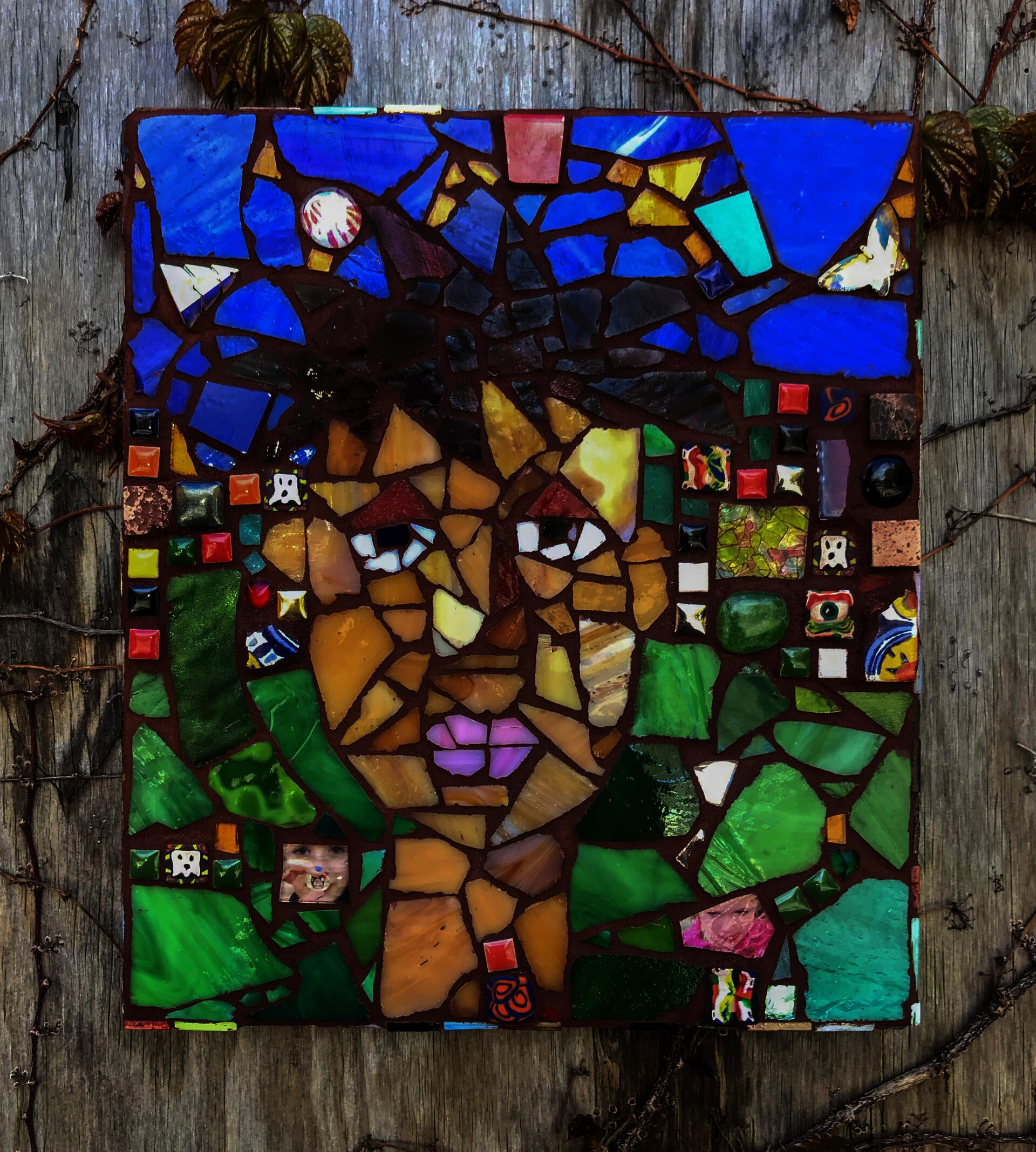 Mixed media work by Mia Scarpa