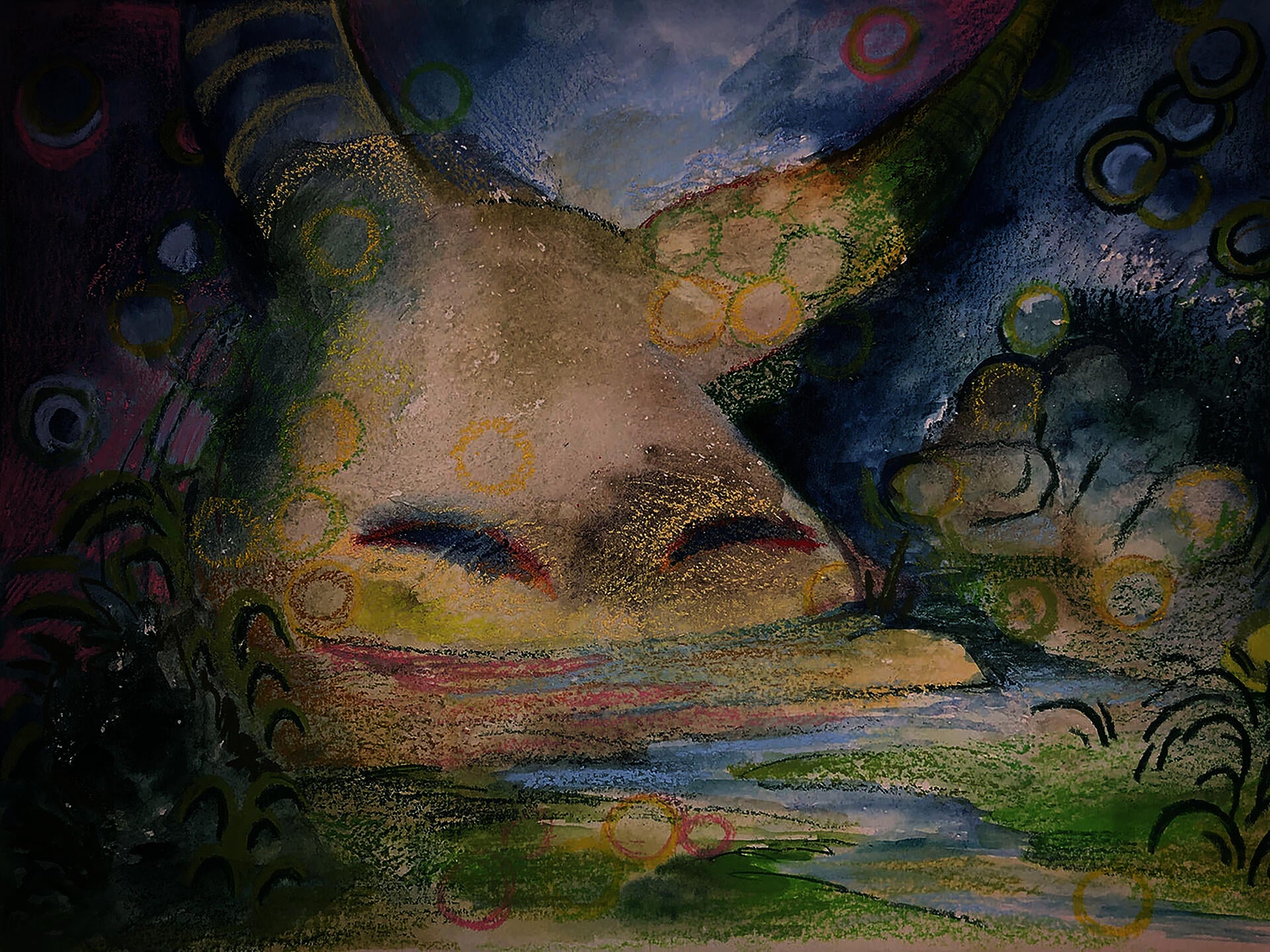 Mixed media work by Yan Diego Wilson