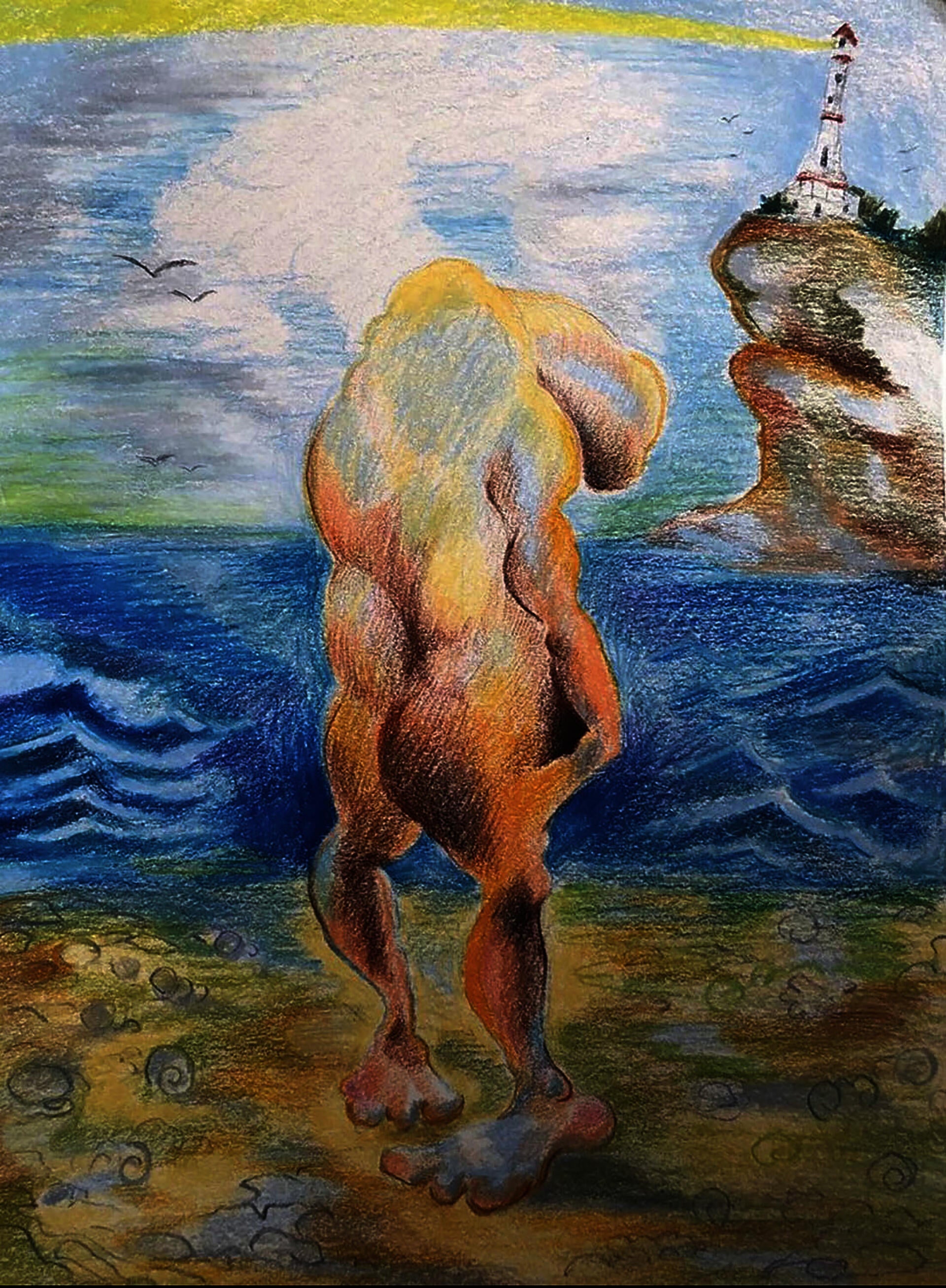 Mixed media work by Yan Diego Wilson