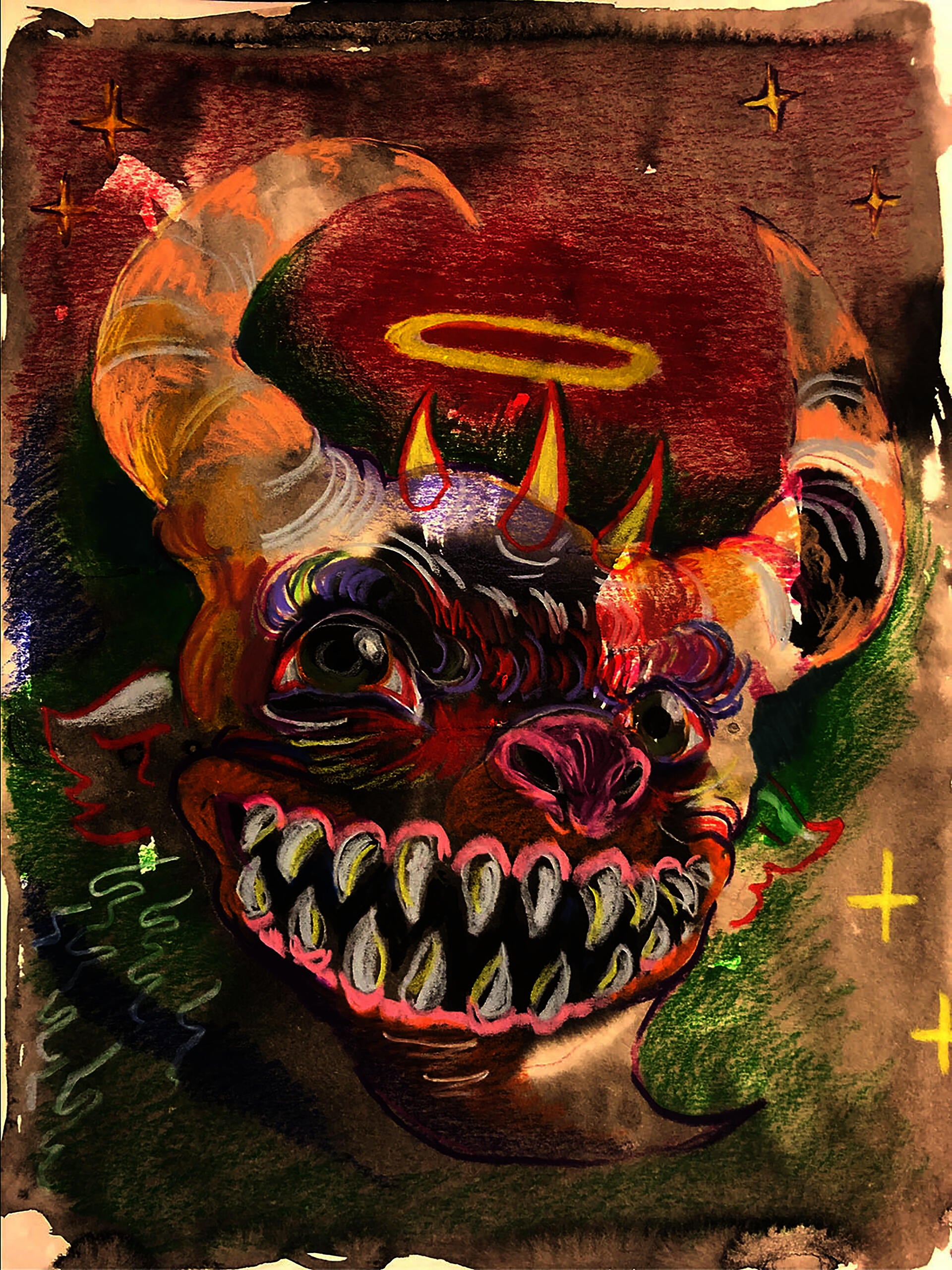 Mixed media work by Yan Diego Wilson