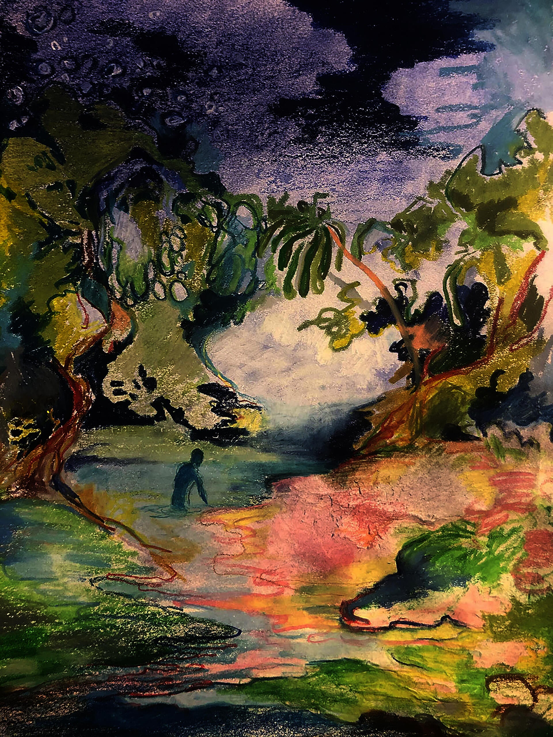 Mixed media work by Yan Diego Wilson