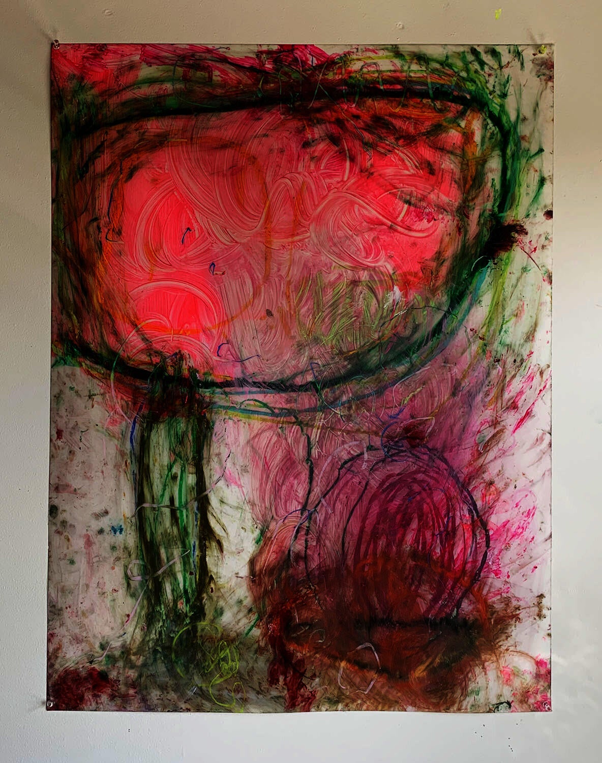 Mixed media work by Gabriela Rassi
