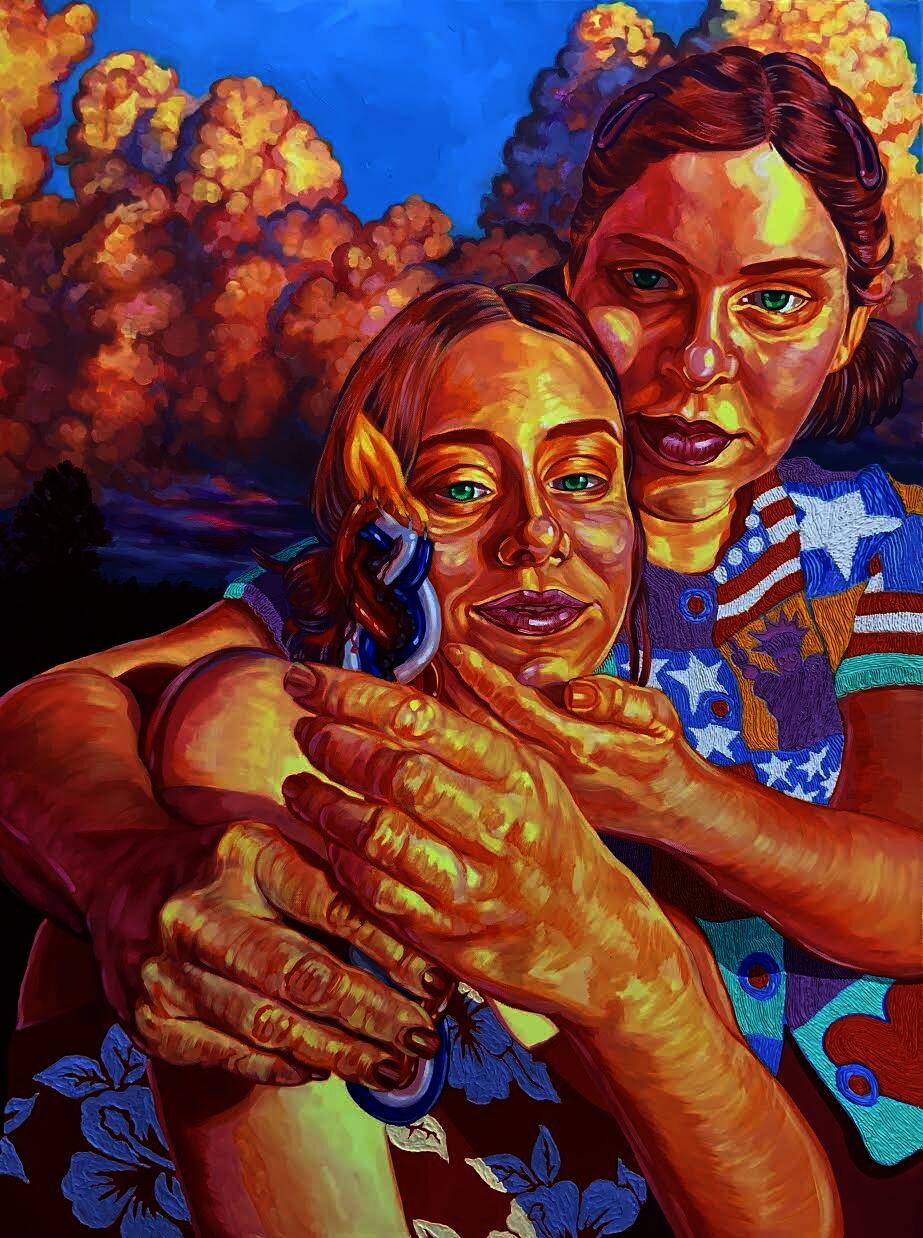 Painting by Hannah Reinhard