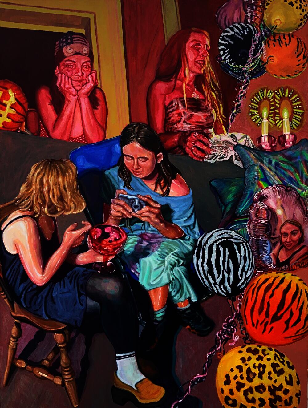 Painting by Hannah Reinhard