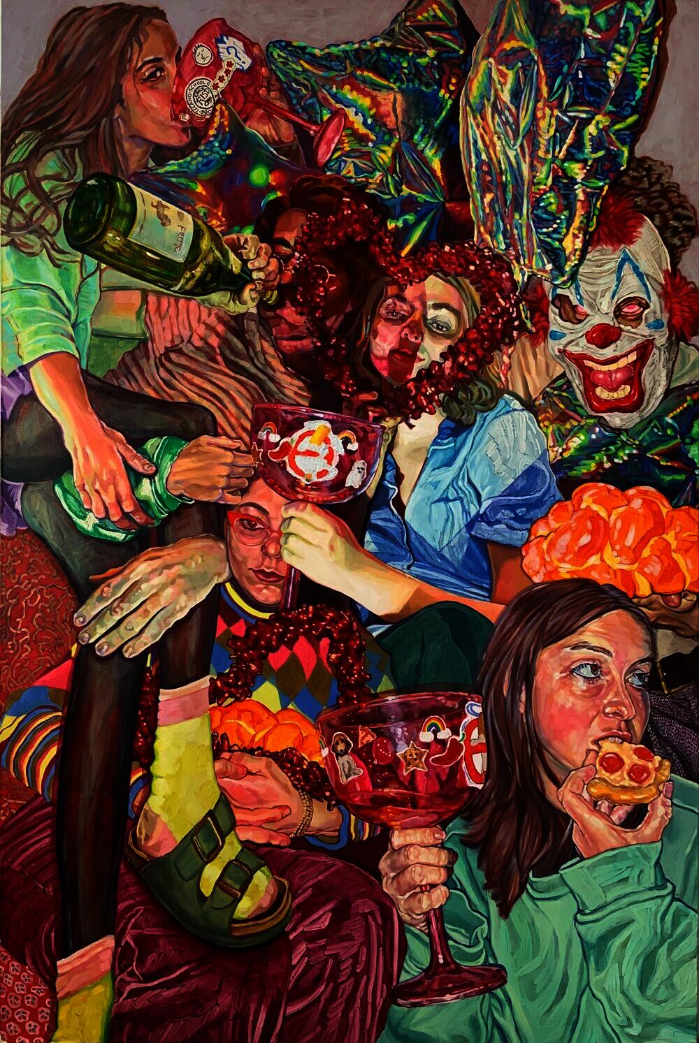 Painting by Hannah Reinhard