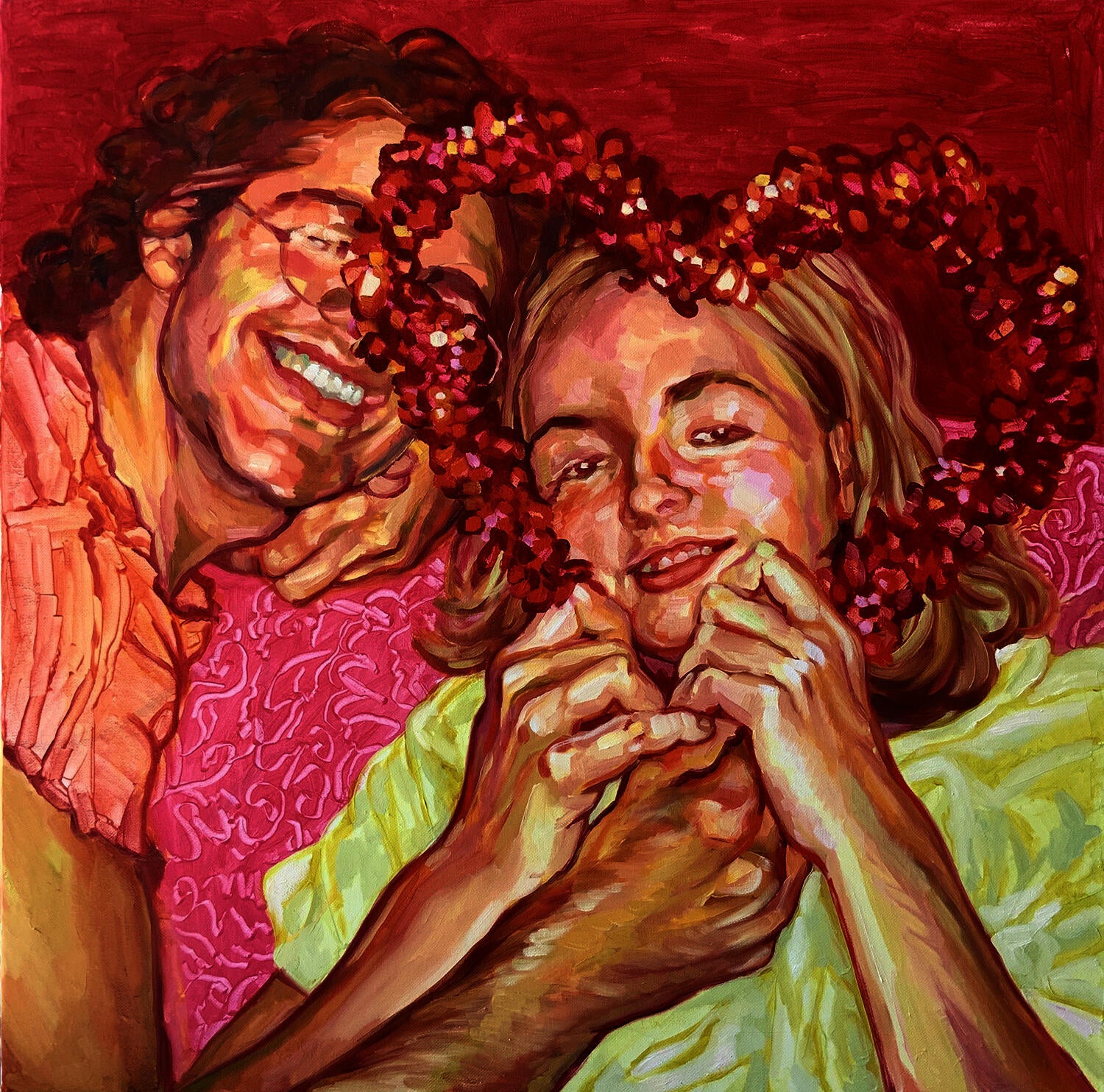 Painting by Hannah Reinhard