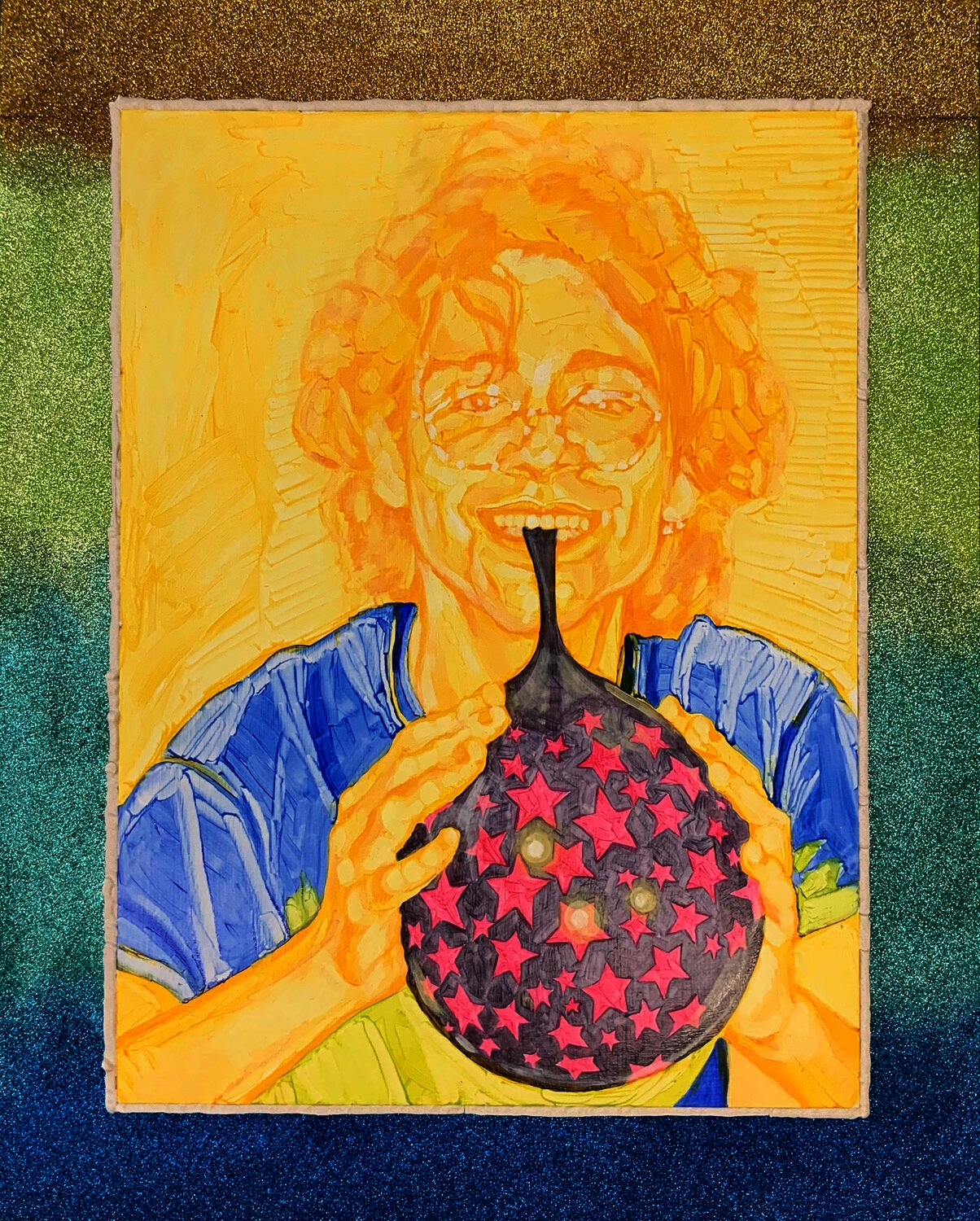 Painting by Hannah Reinhard