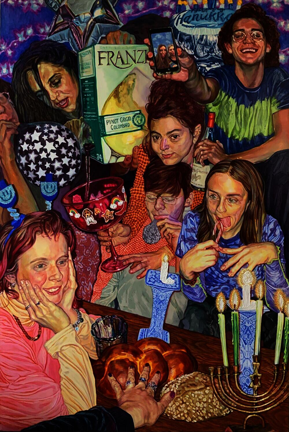 Painting by Hannah Reinhard
