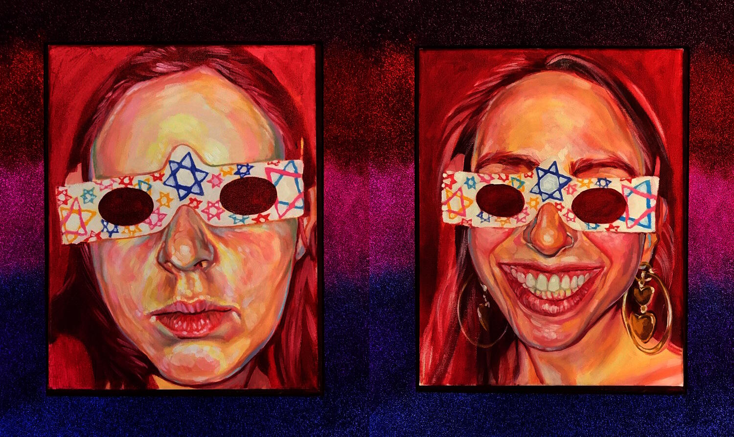Painting by Hannah Reinhard