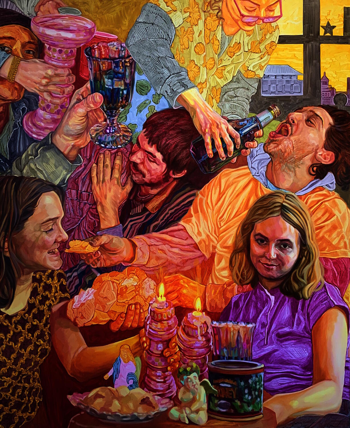 Painting by Hannah Reinhard