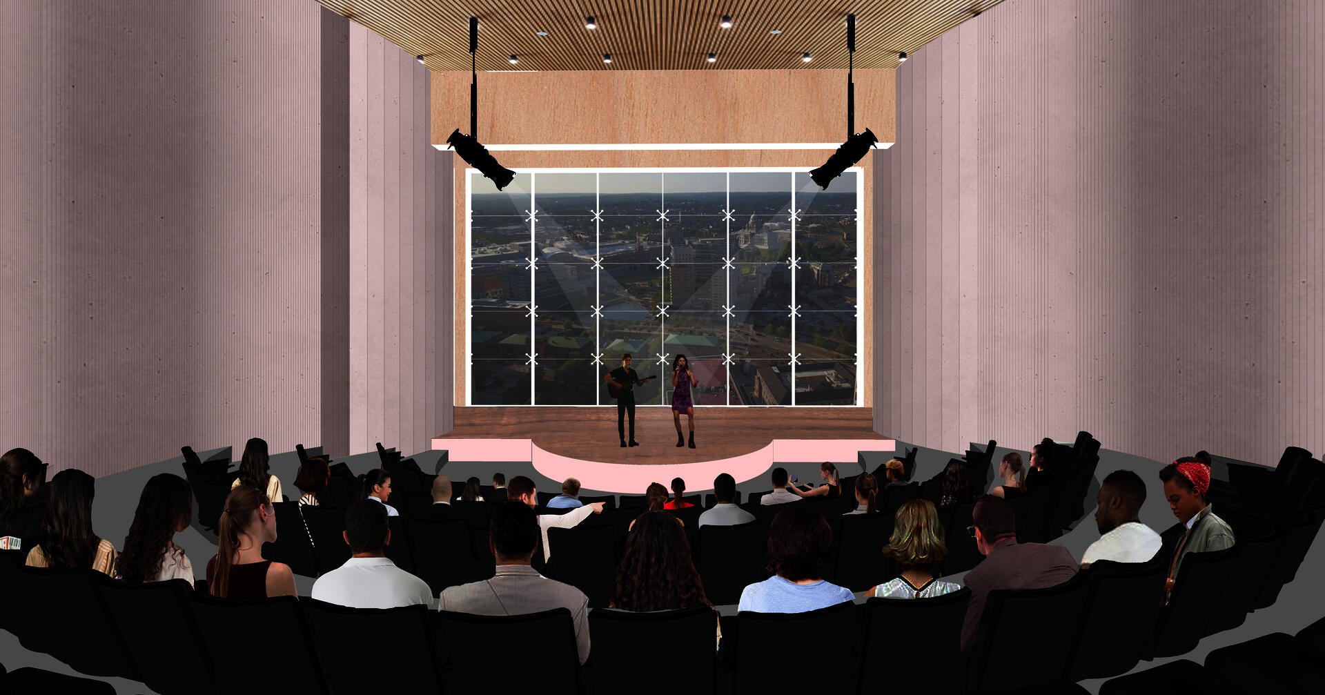 City Backdrop Performance Space